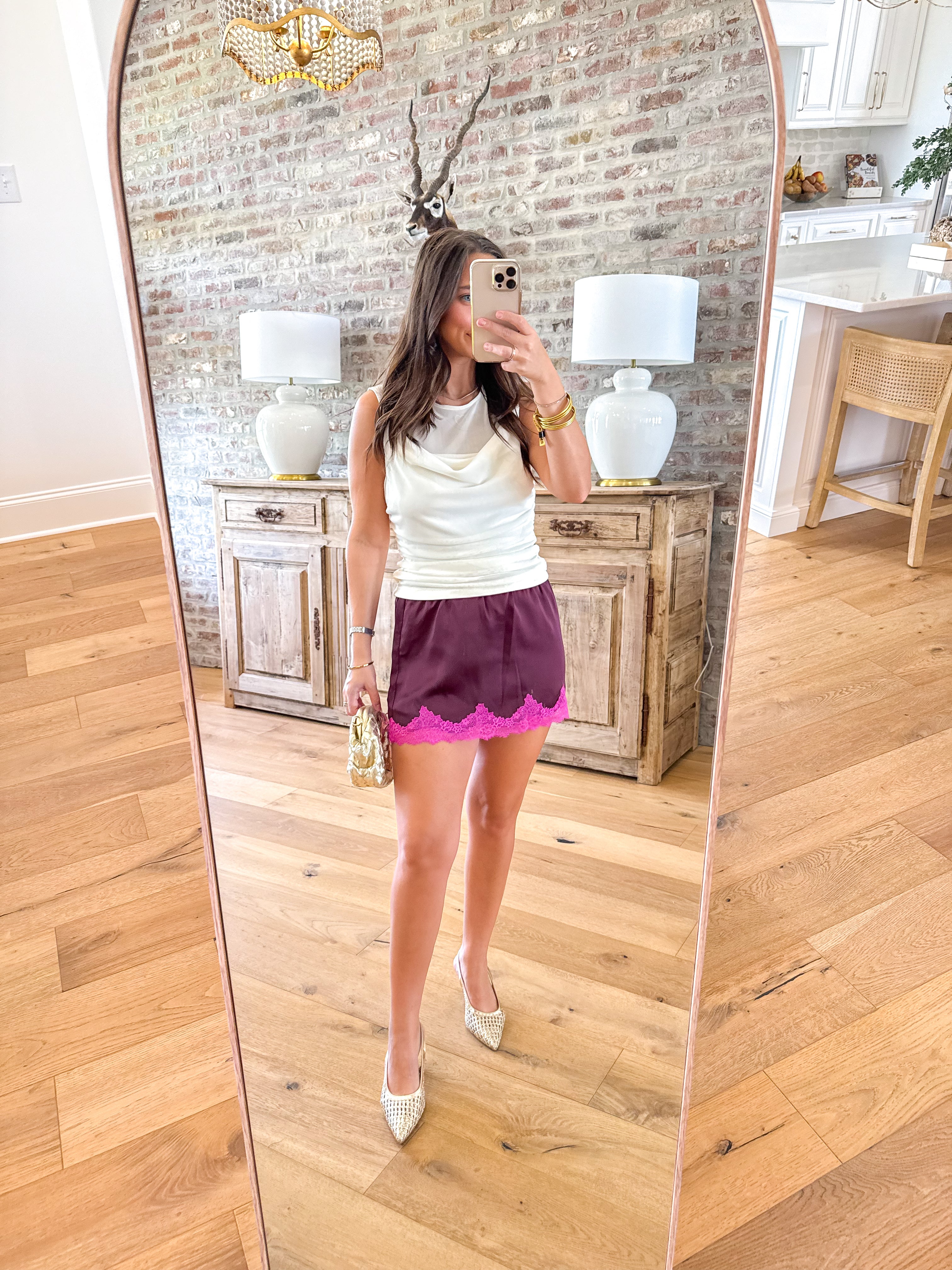 Cindy Skirt Deep Fig