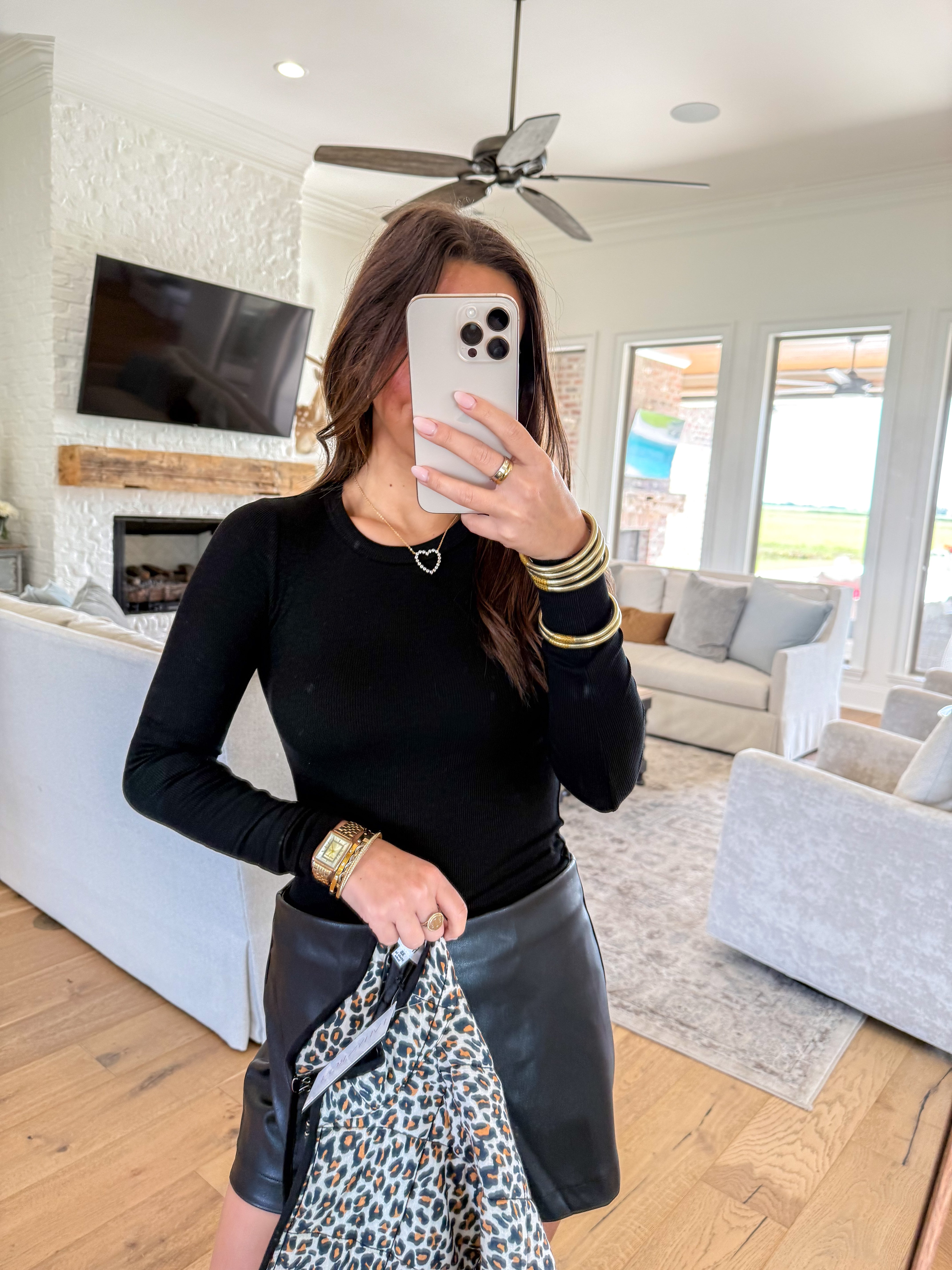 Black LS Top
