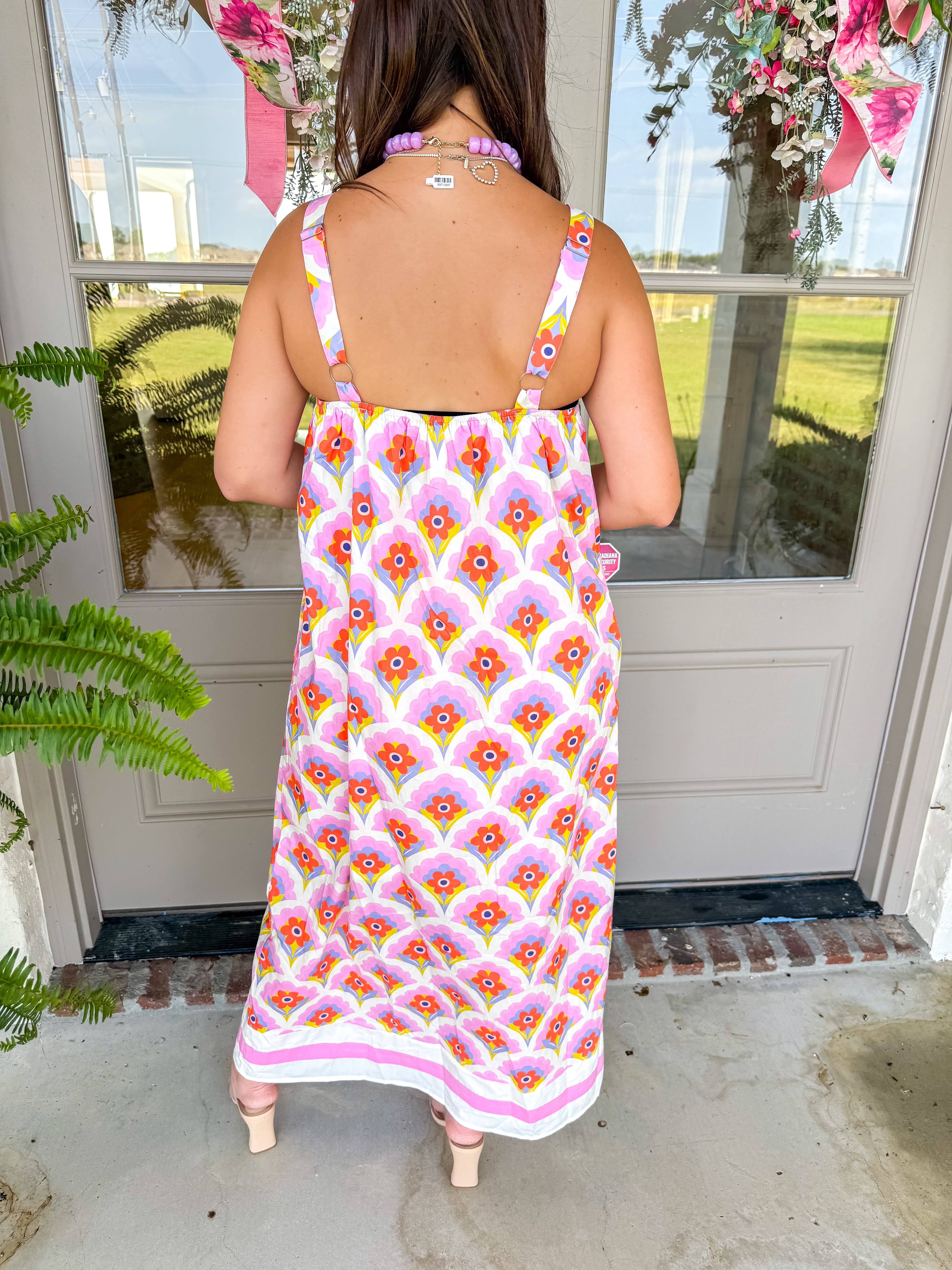 Pink Peony Magnolia Maxi