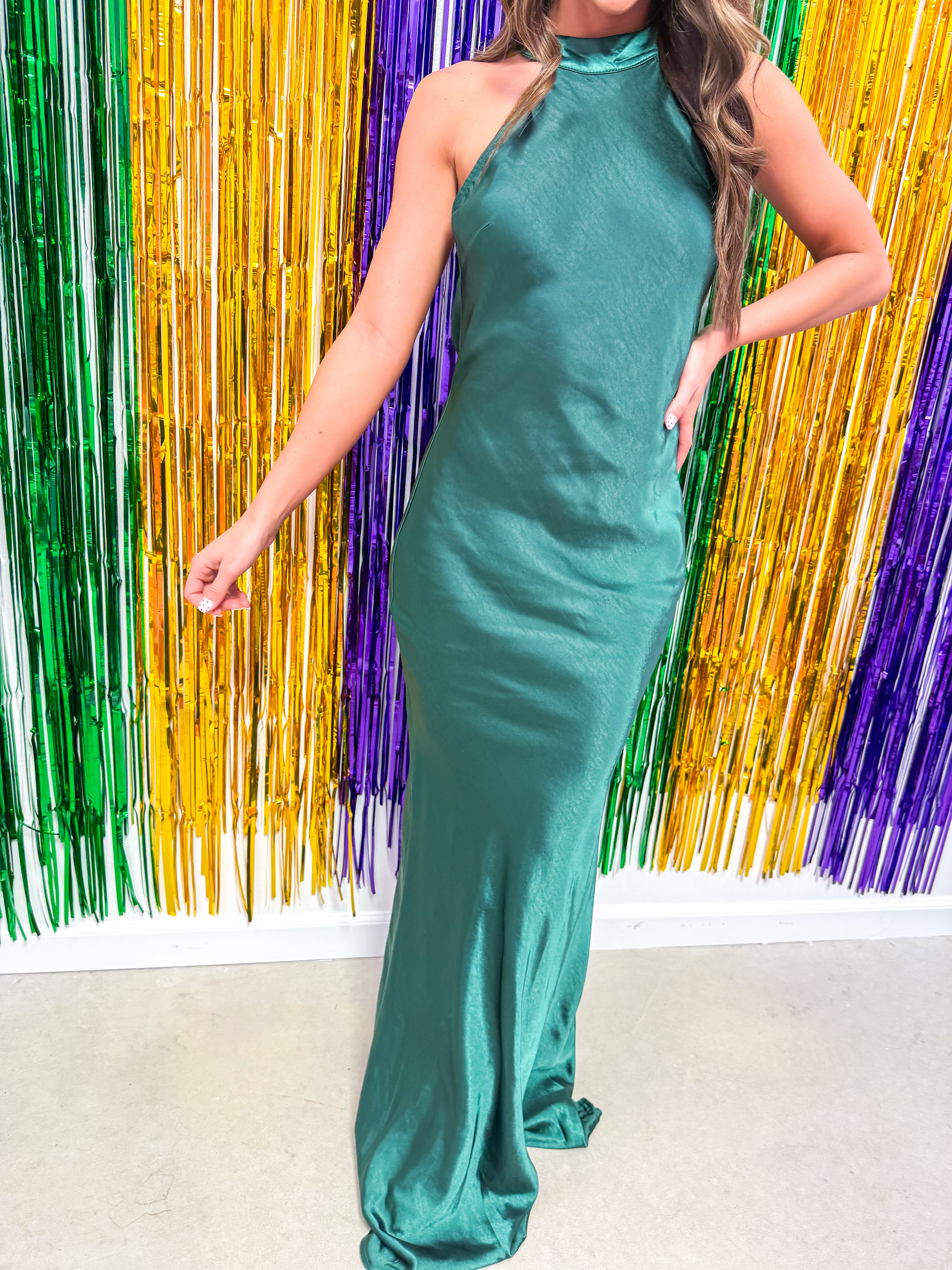 Imperial Elegance Emerald Ball Gown