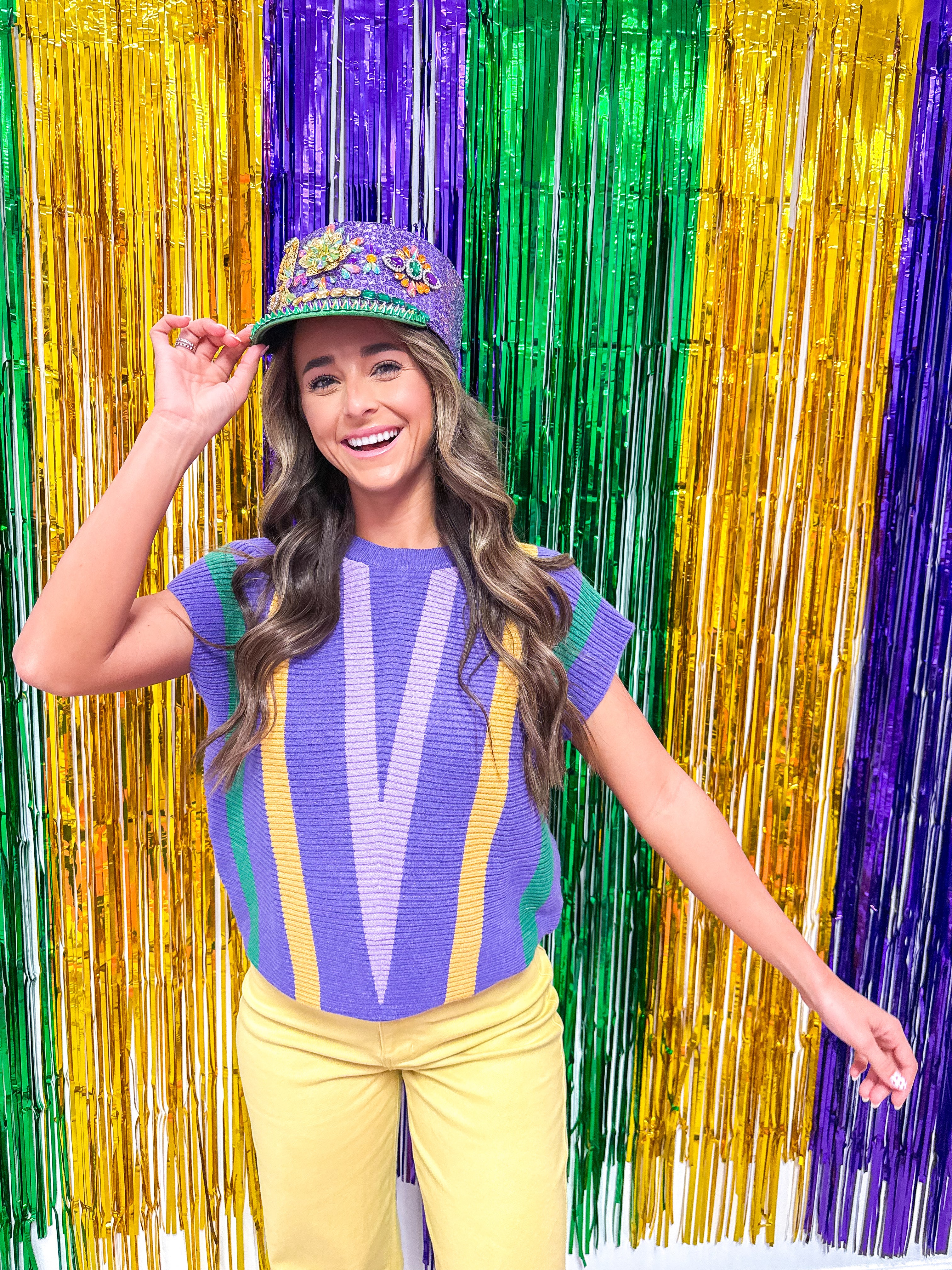 Mardi Gras Captain Hat