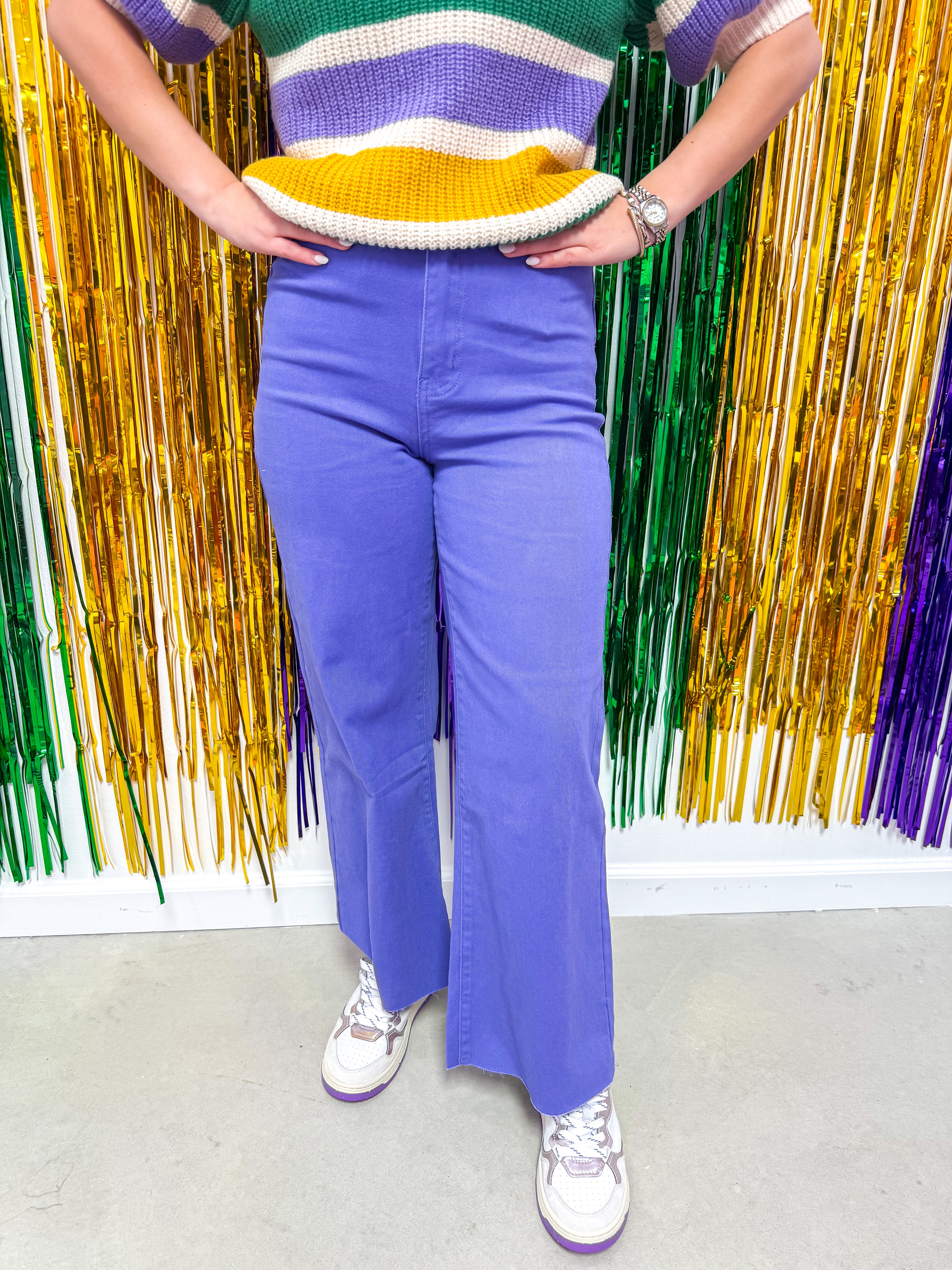 Very Peri Wide Leg Jeans