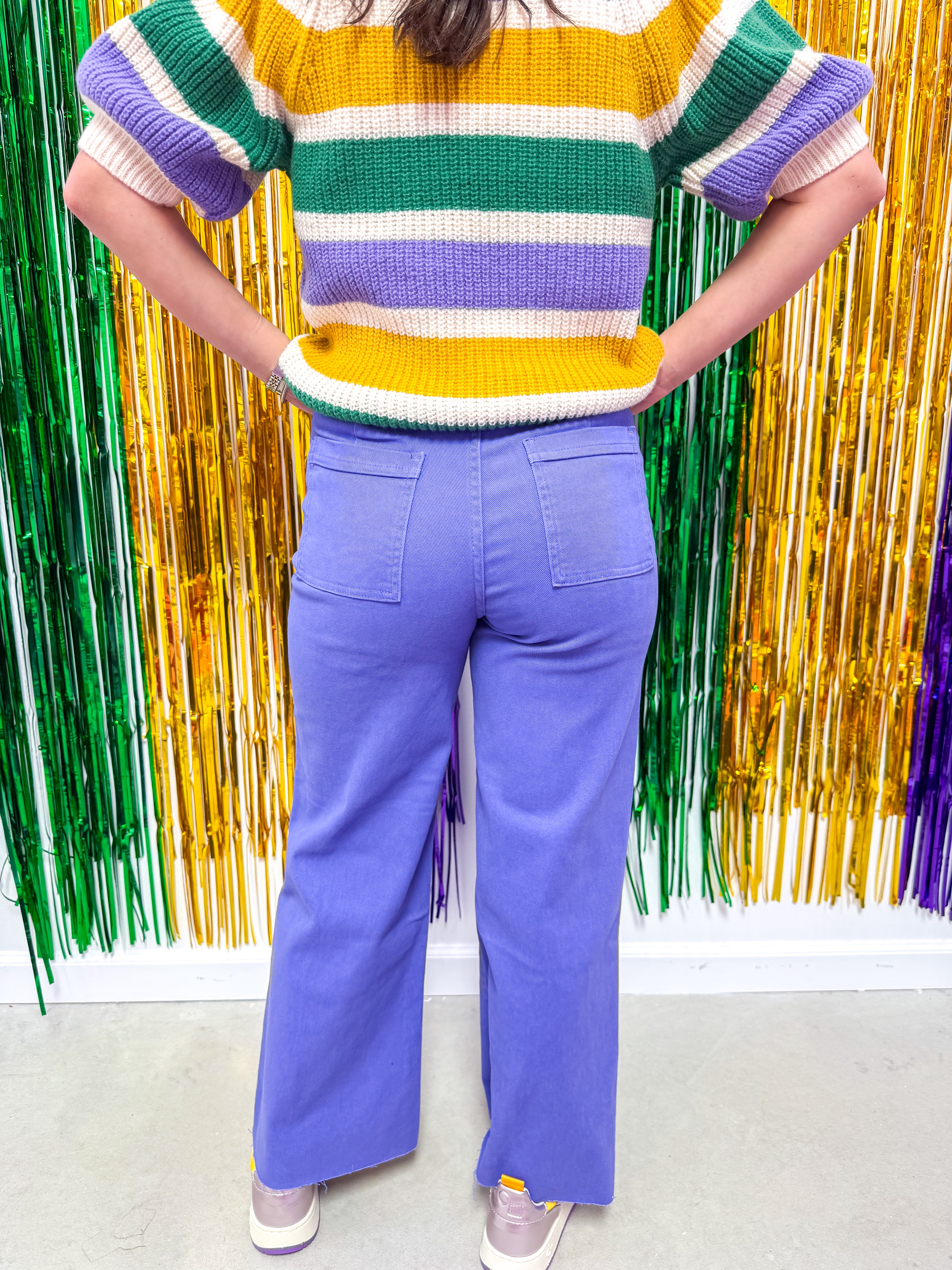 Very Peri Wide Leg Jeans