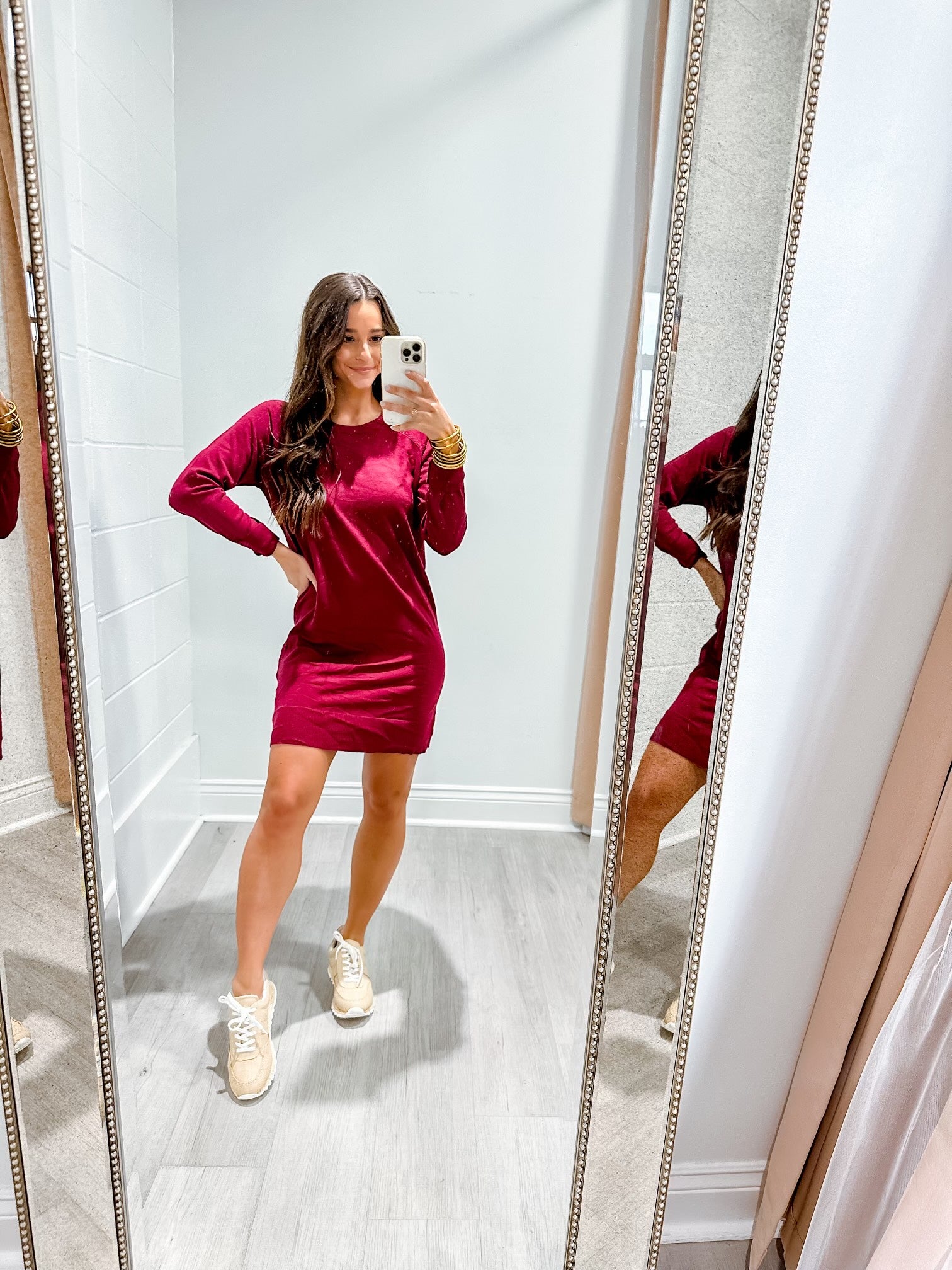 Kalmia Knit Dress Bordeaux