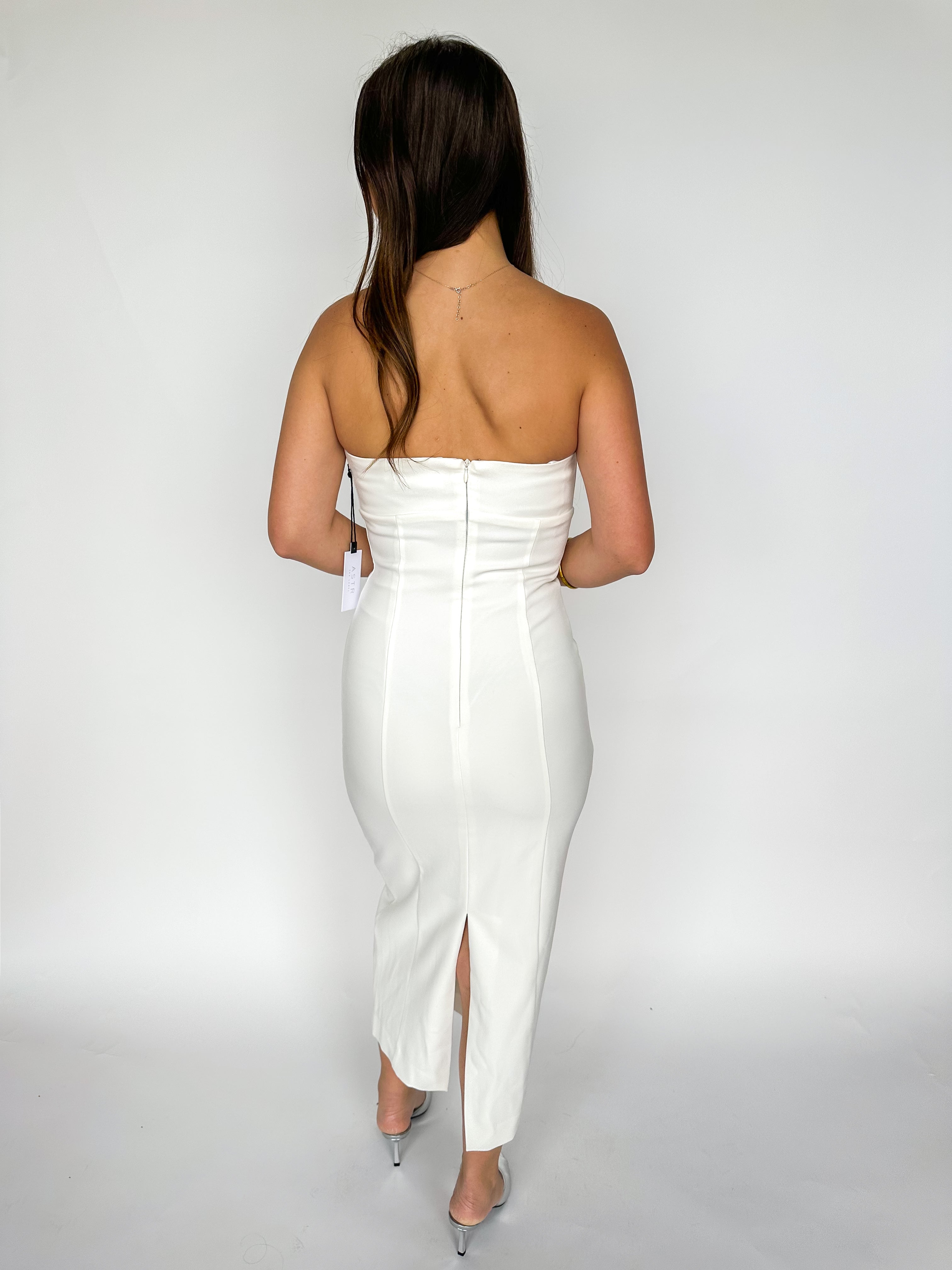 Camryn Embellished Strapless Midi