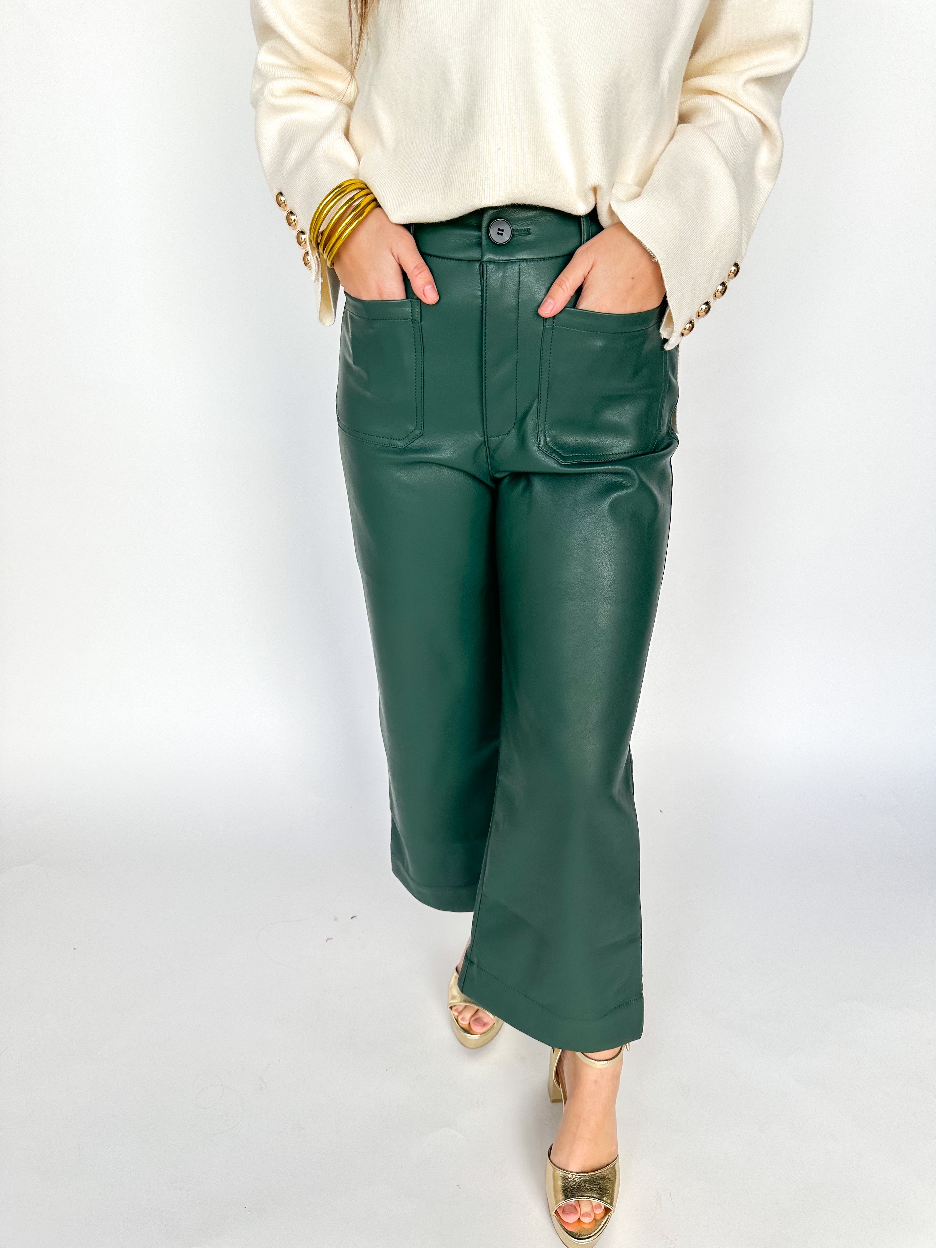 Spruce Wide Leg Leather Pants