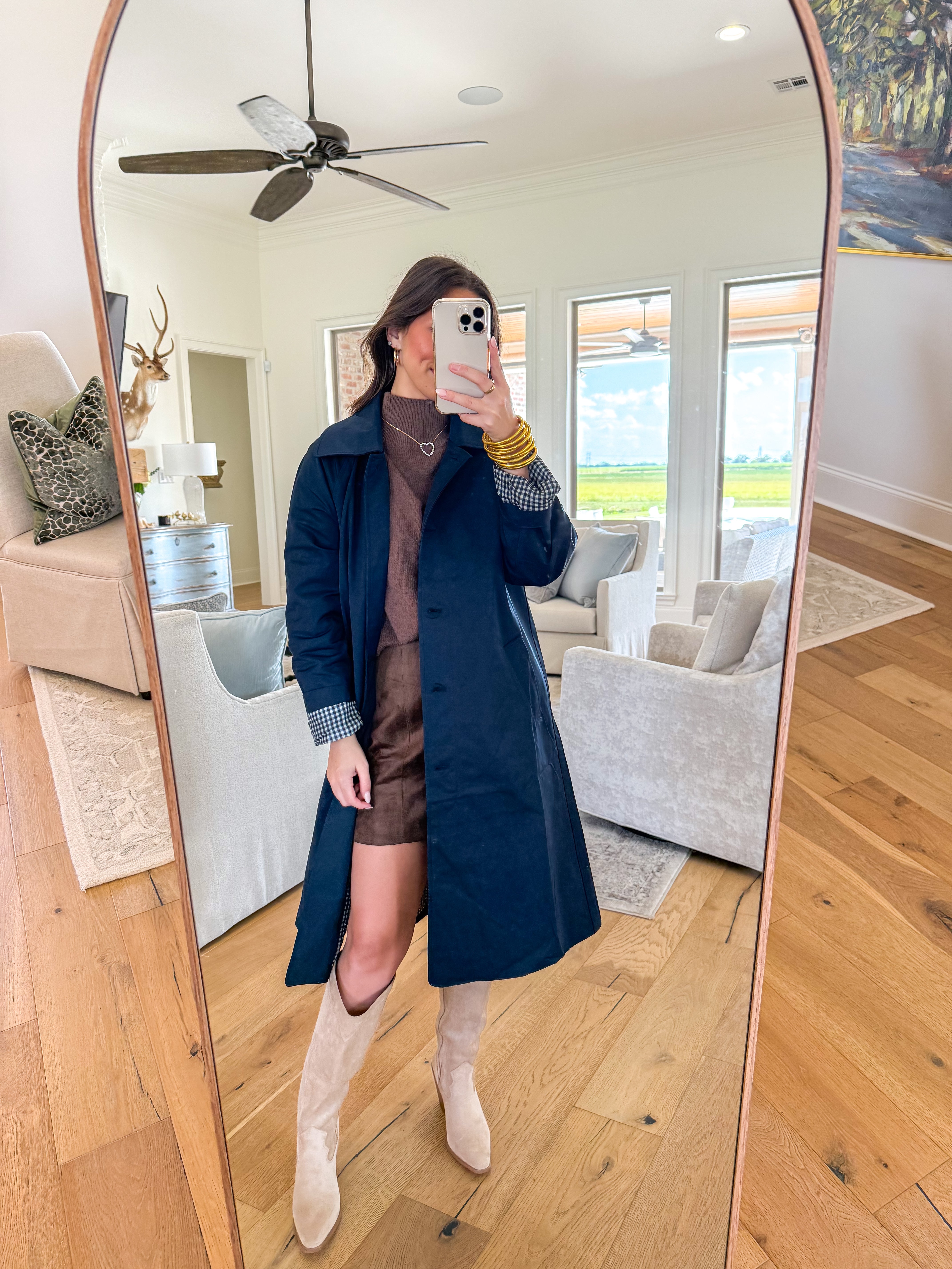 Harper Navy Rain Peacoat