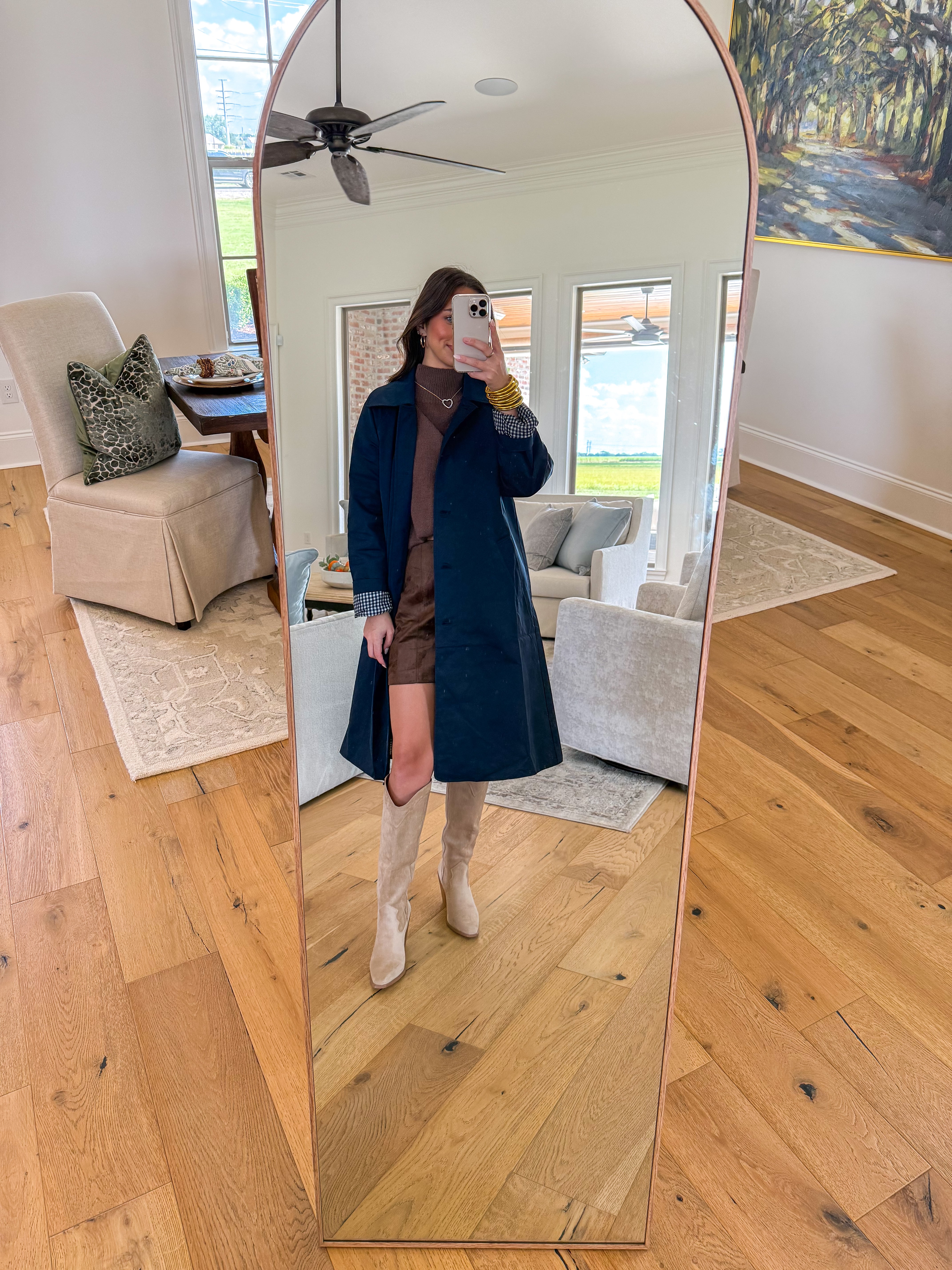 Harper Navy Rain Peacoat