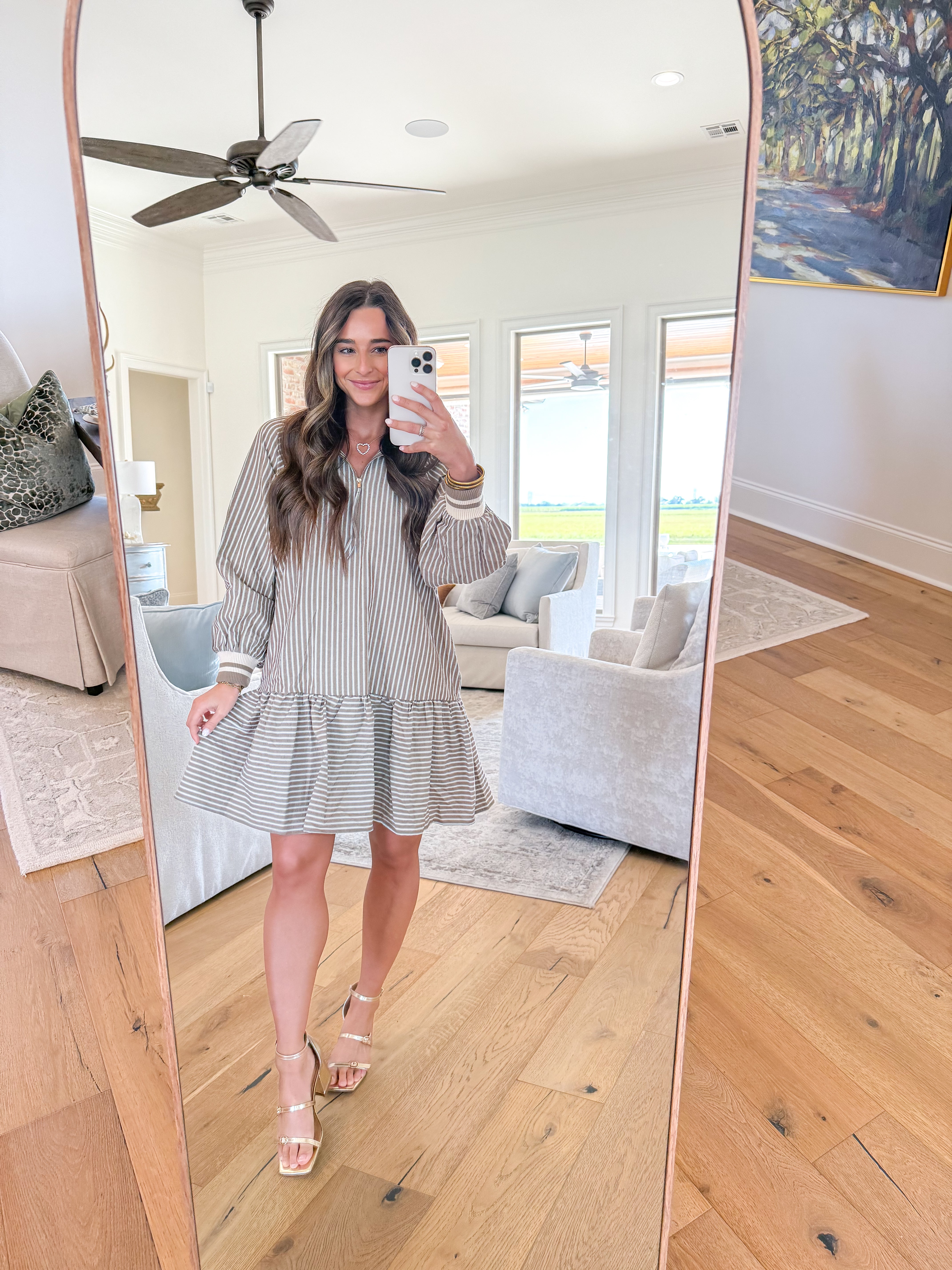 Marin Mocha Striped Mini