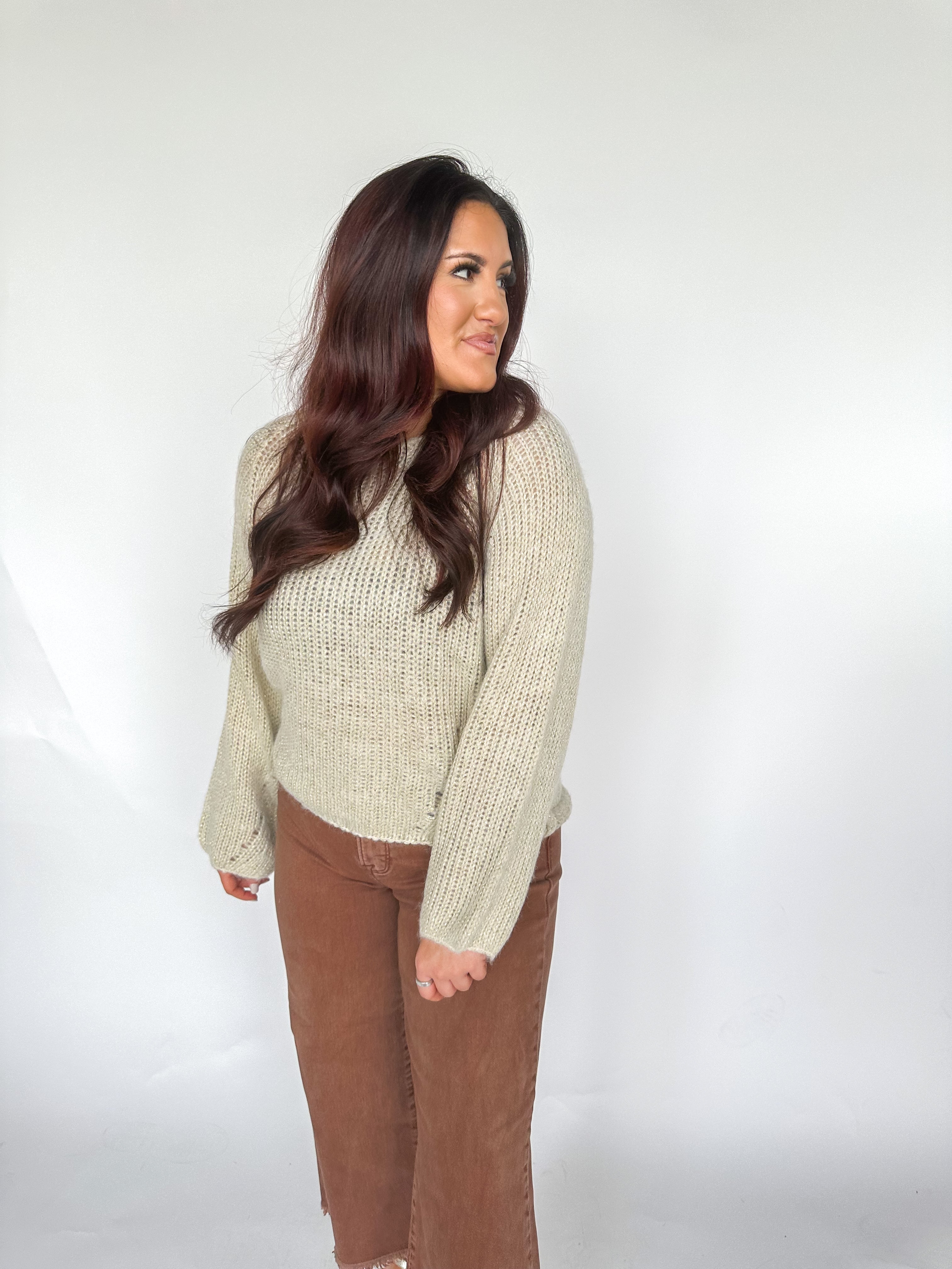 Gold Chunky Sweater