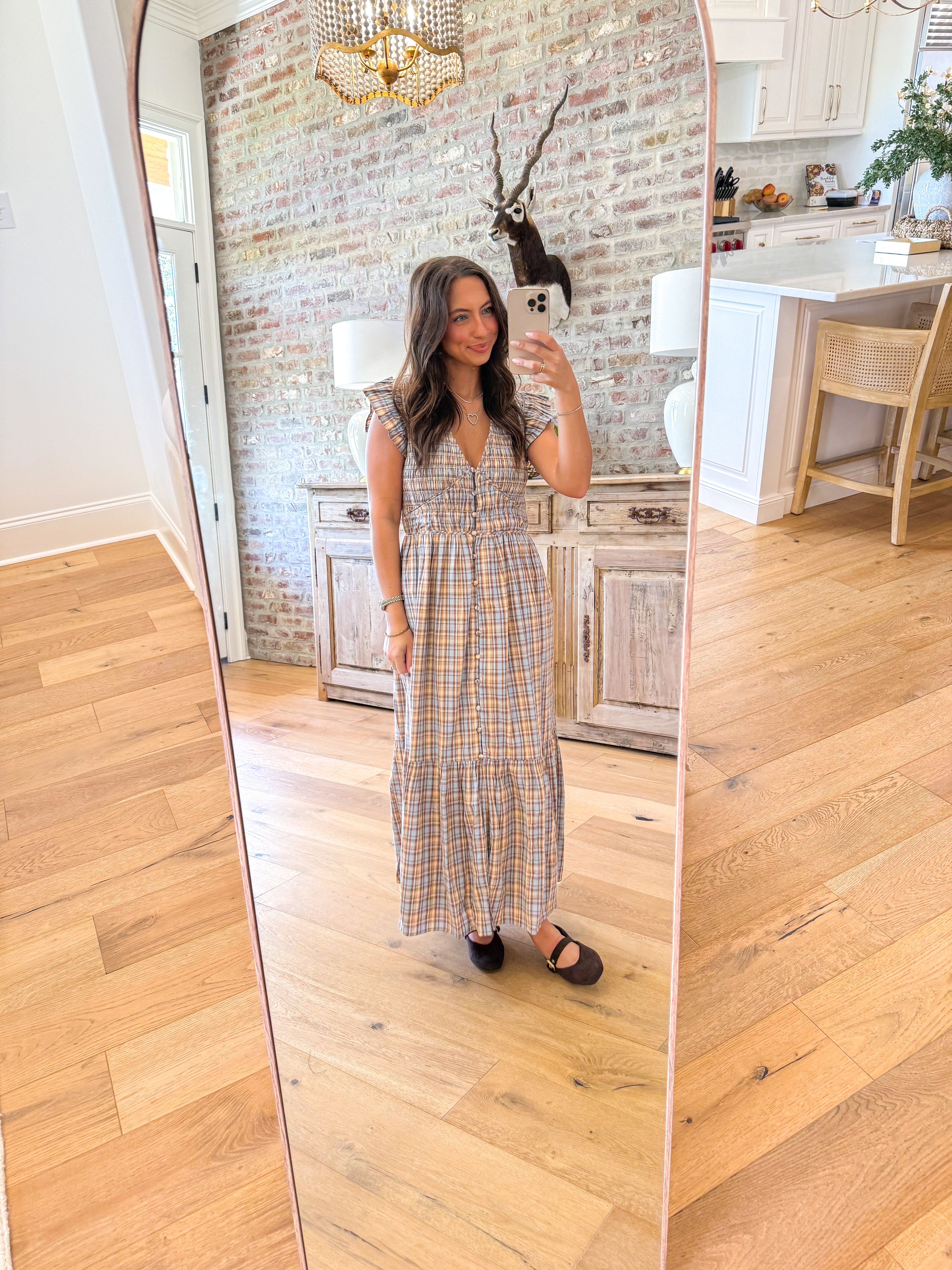 The Countryside Charm Plaid Maxi
