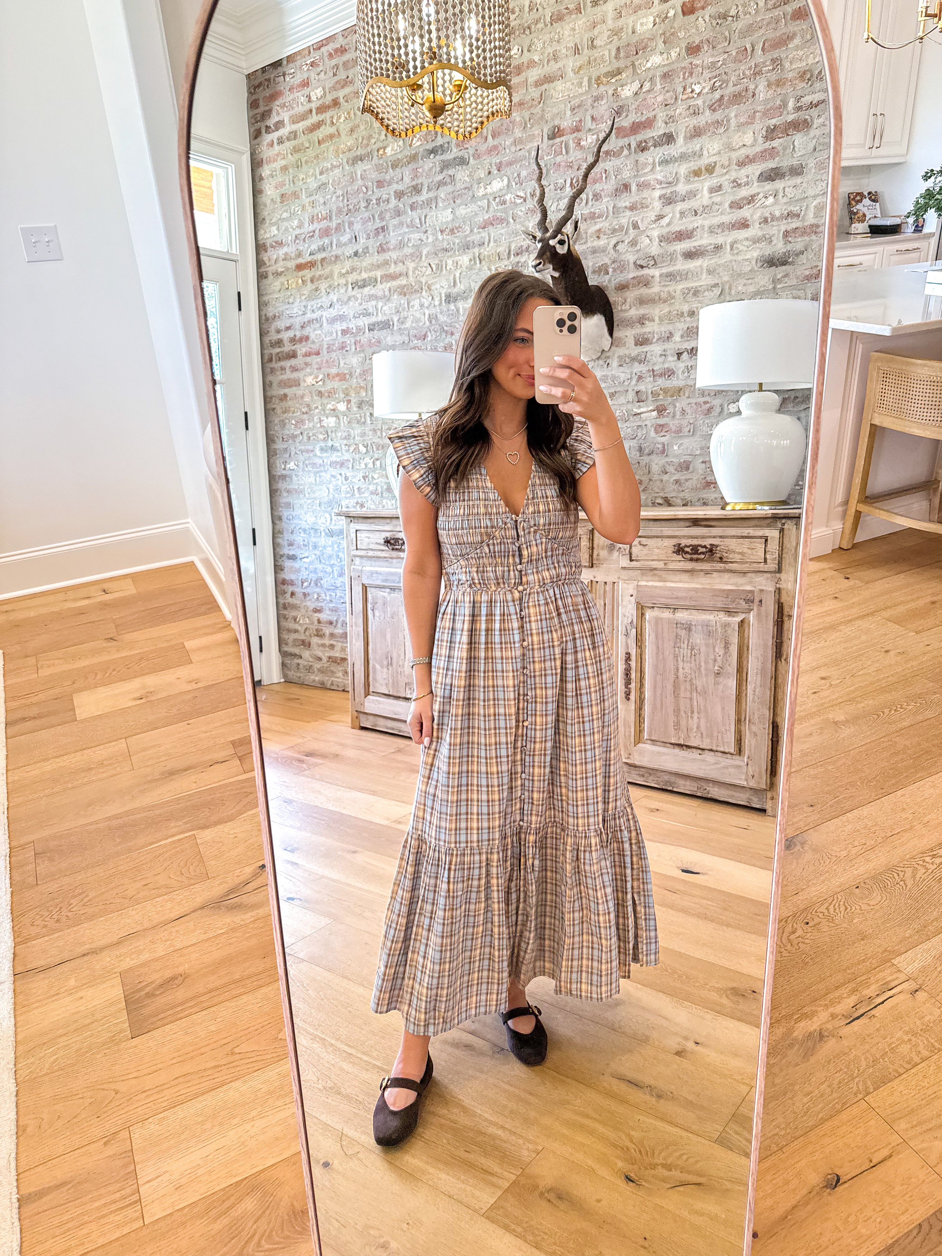 The Countryside Charm Plaid Maxi