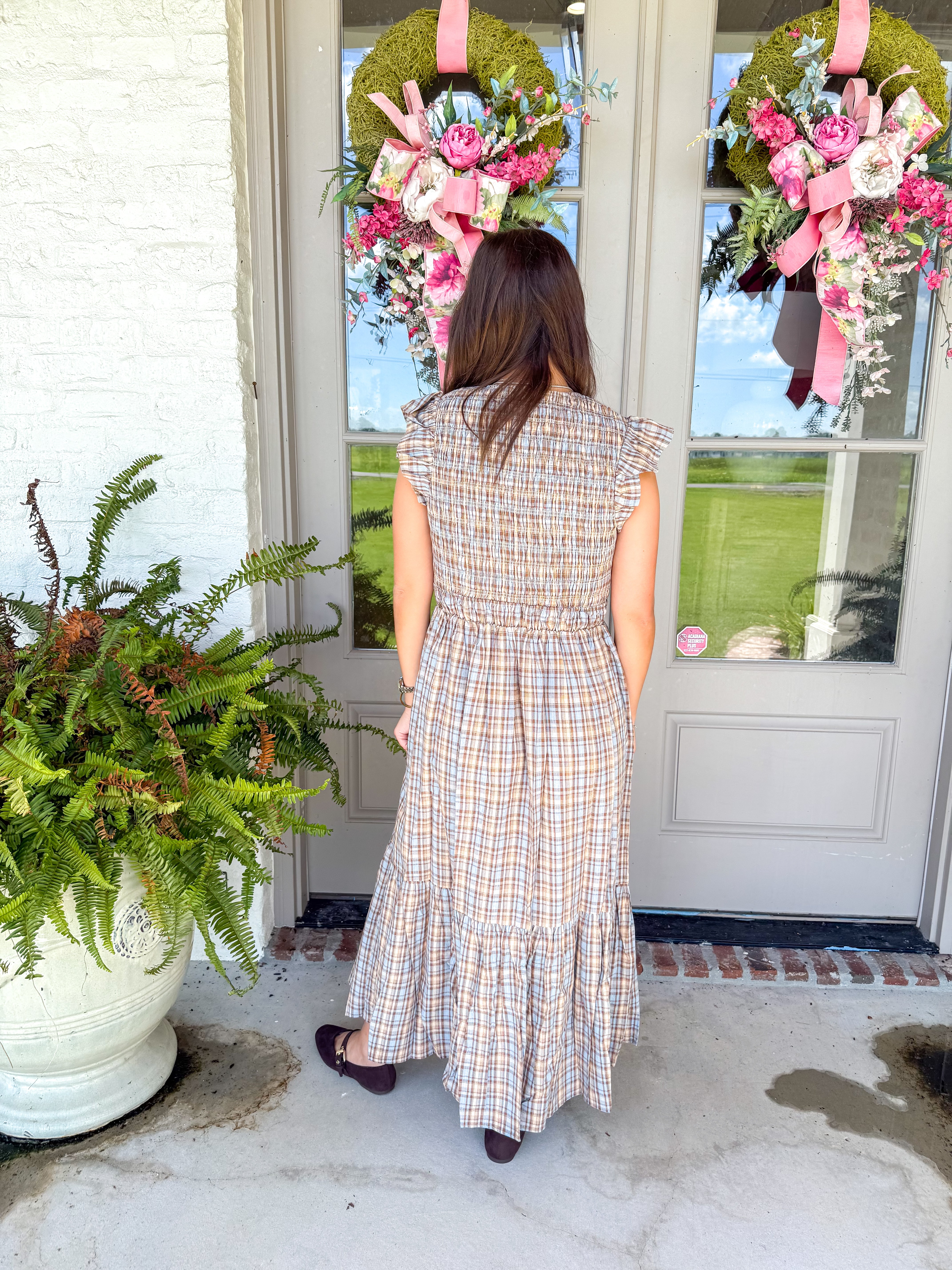 The Countryside Charm Plaid Maxi