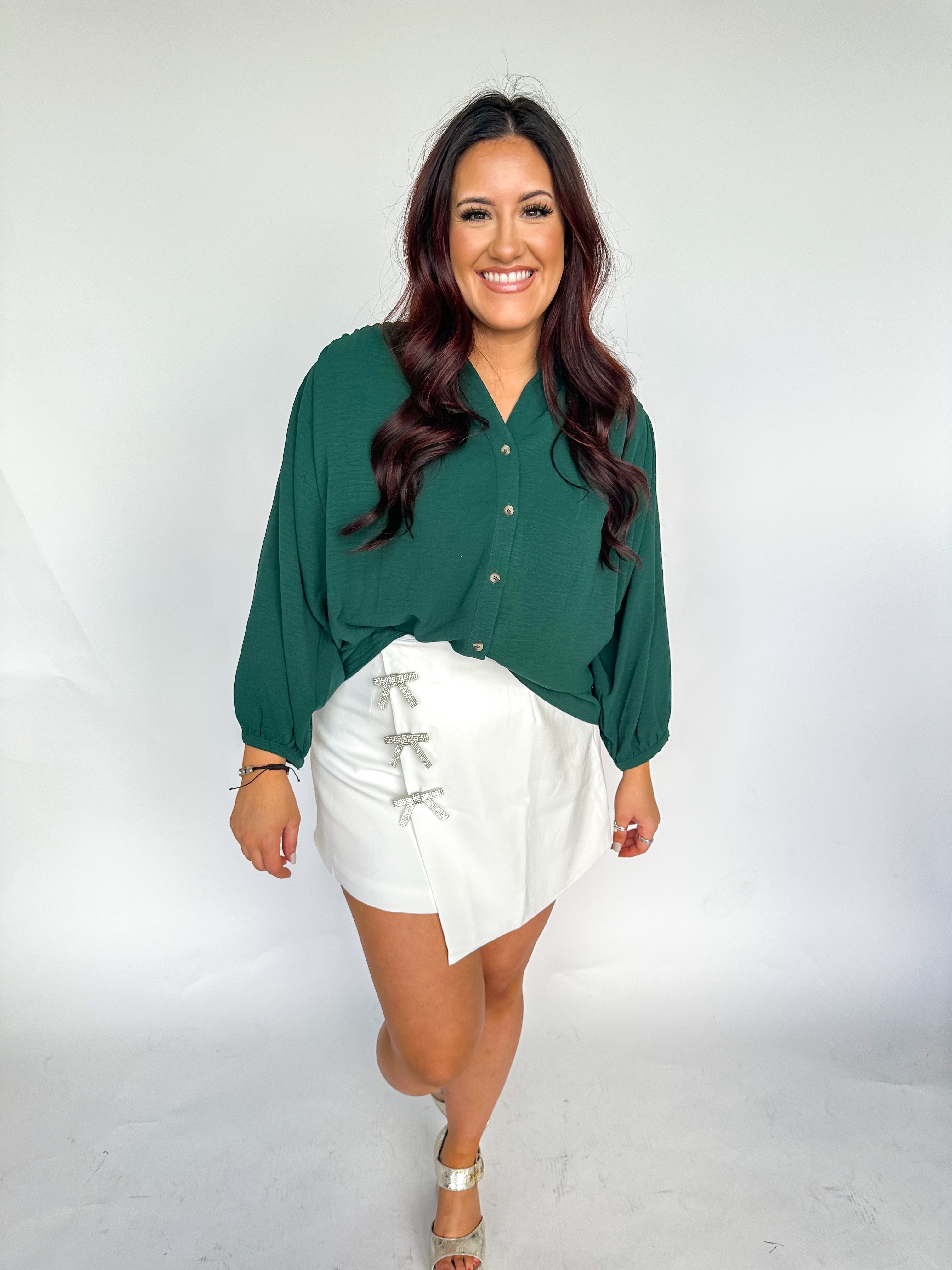 Simple Emerald Blouse