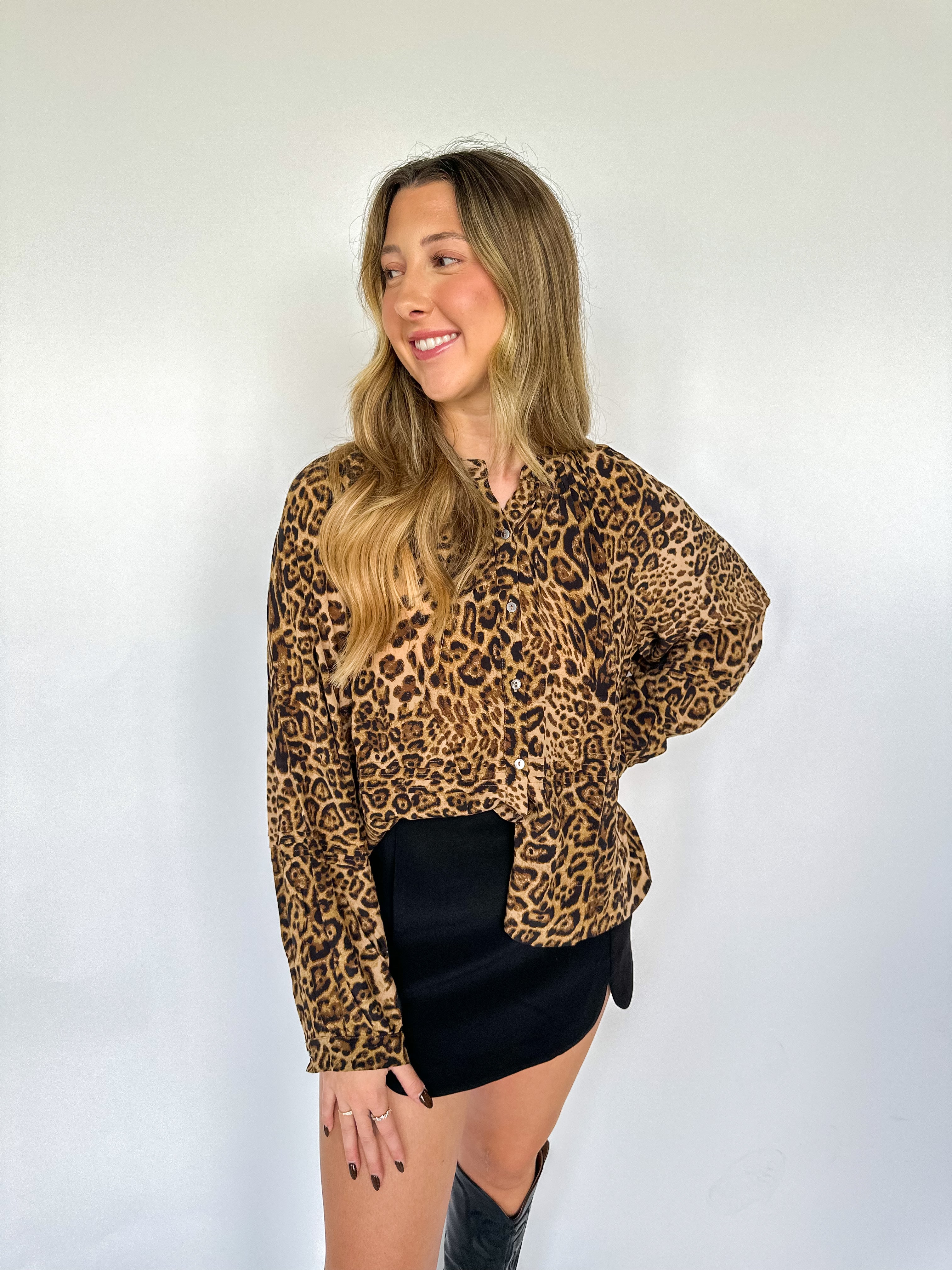 Leopard Time Blouse