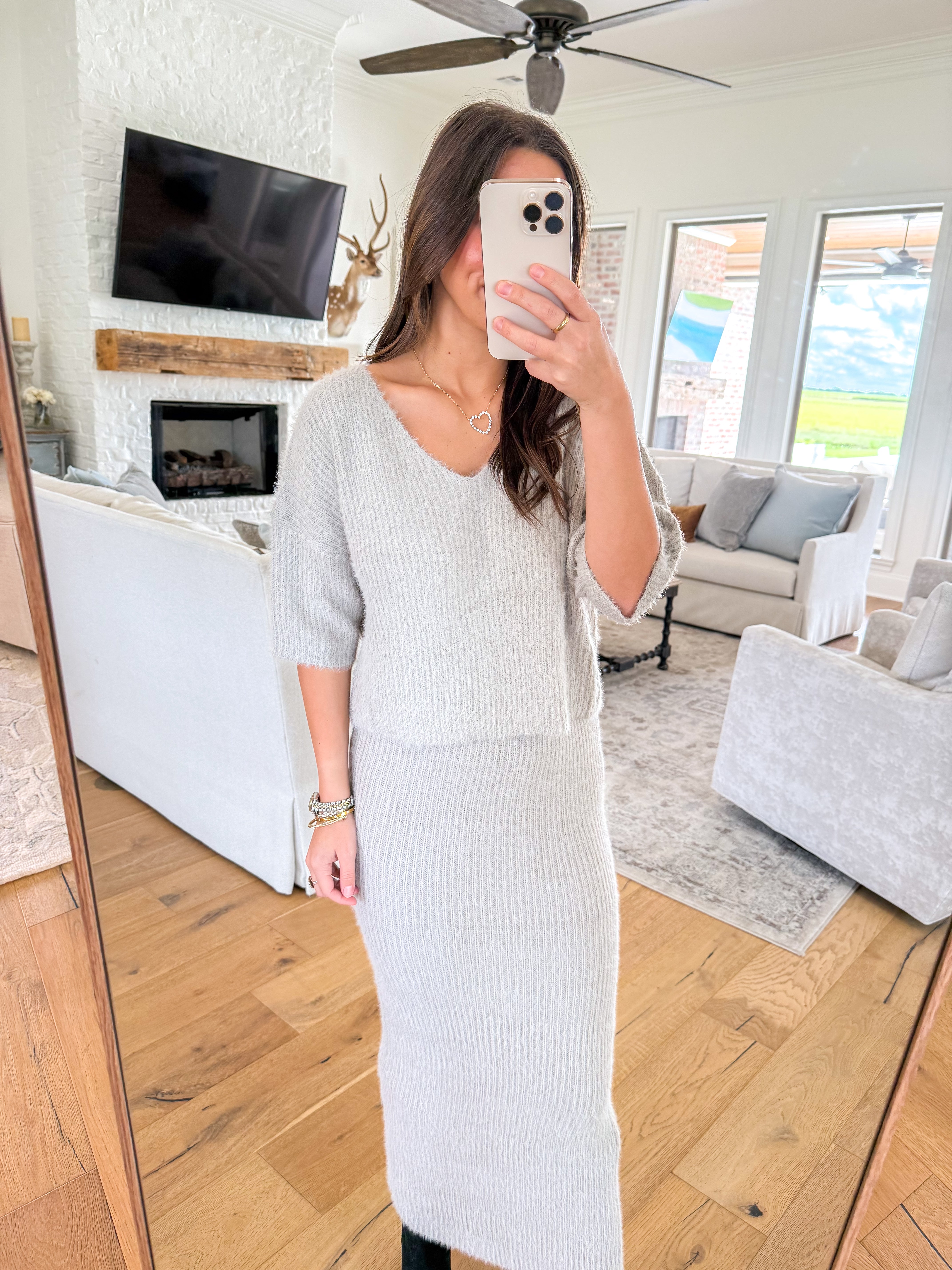 June Fuzzy Two-Piece Set