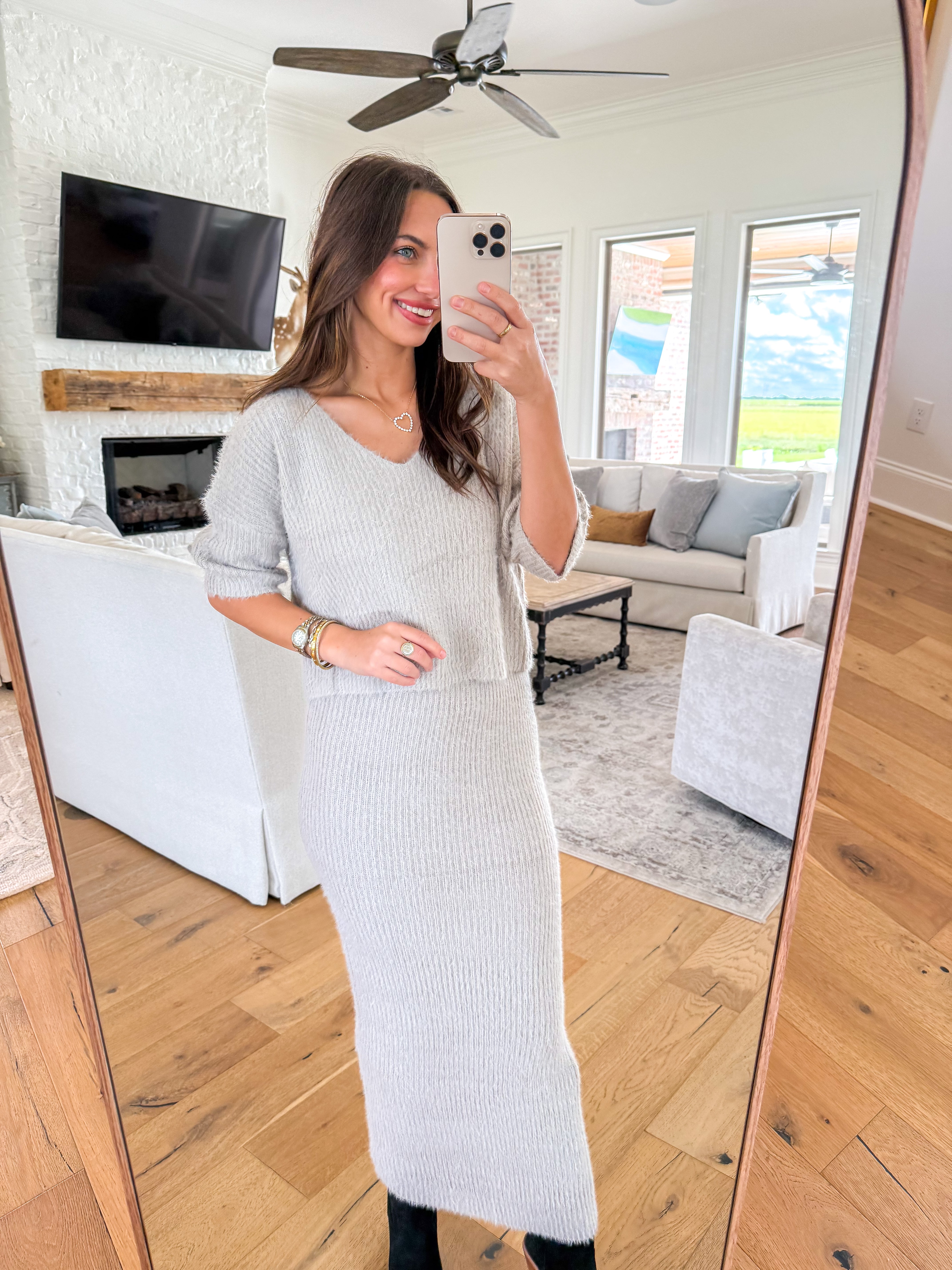 June Fuzzy Two-Piece Set