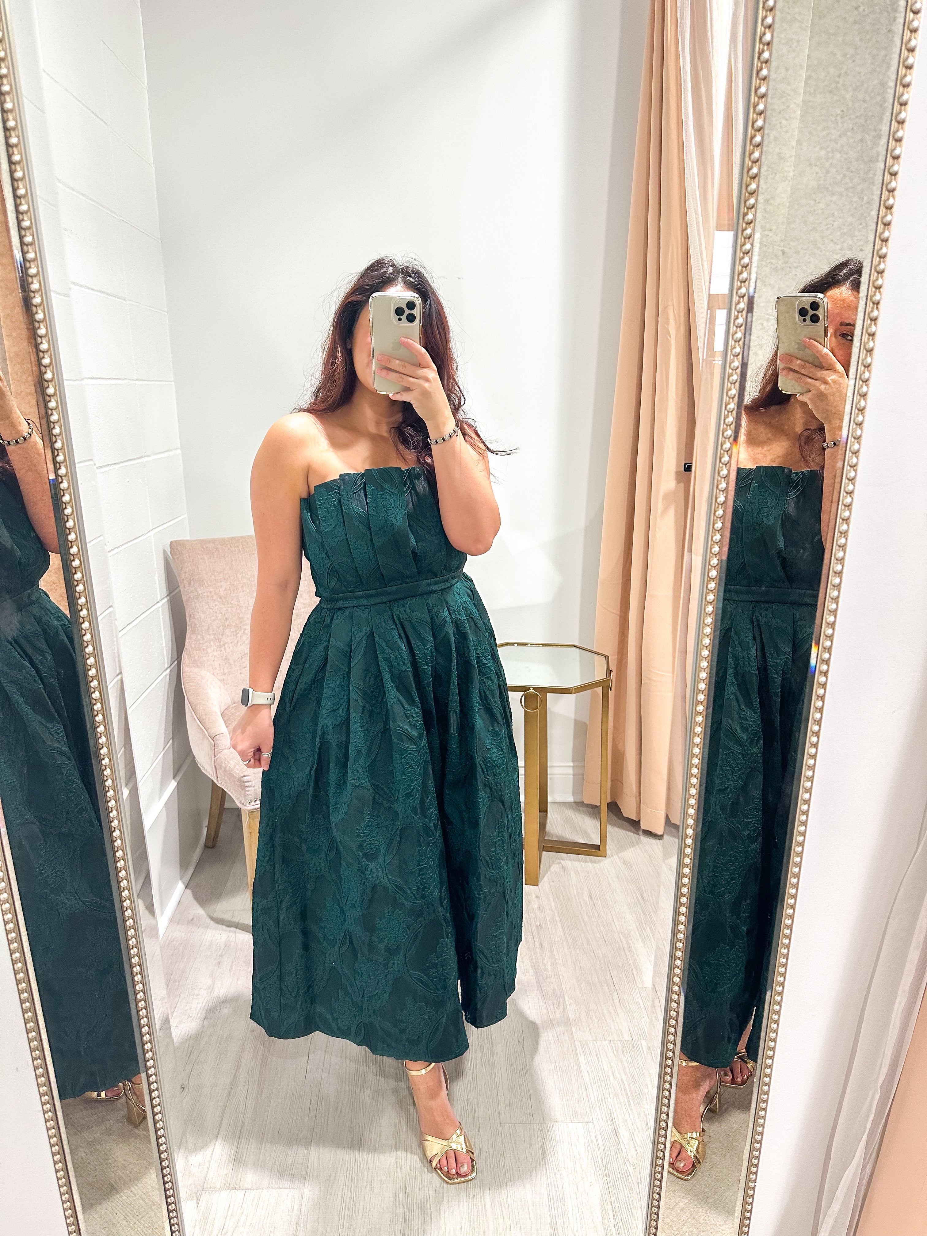 Hunter Green Dreams Dress