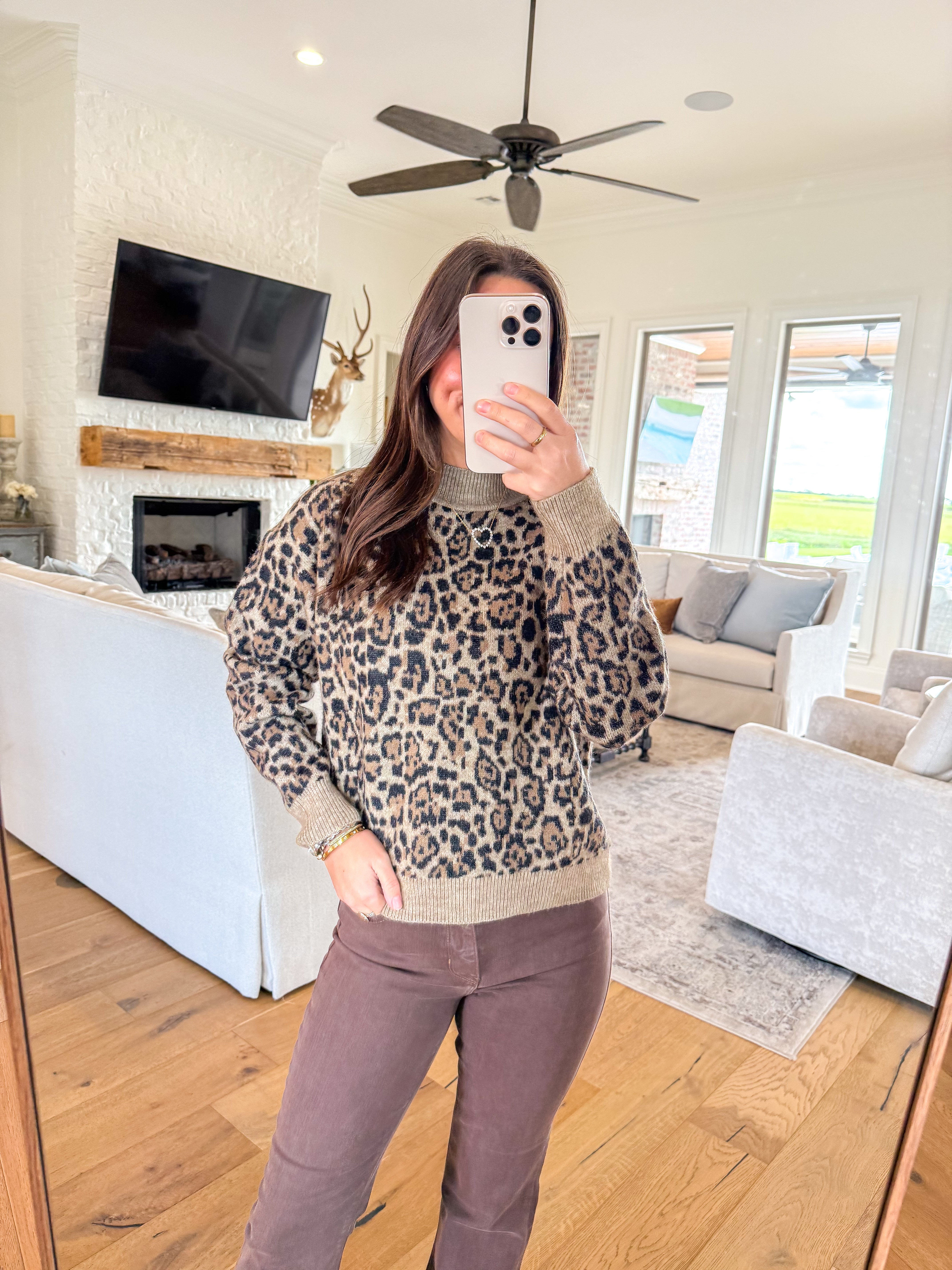 Lizzy Leopard Sweater