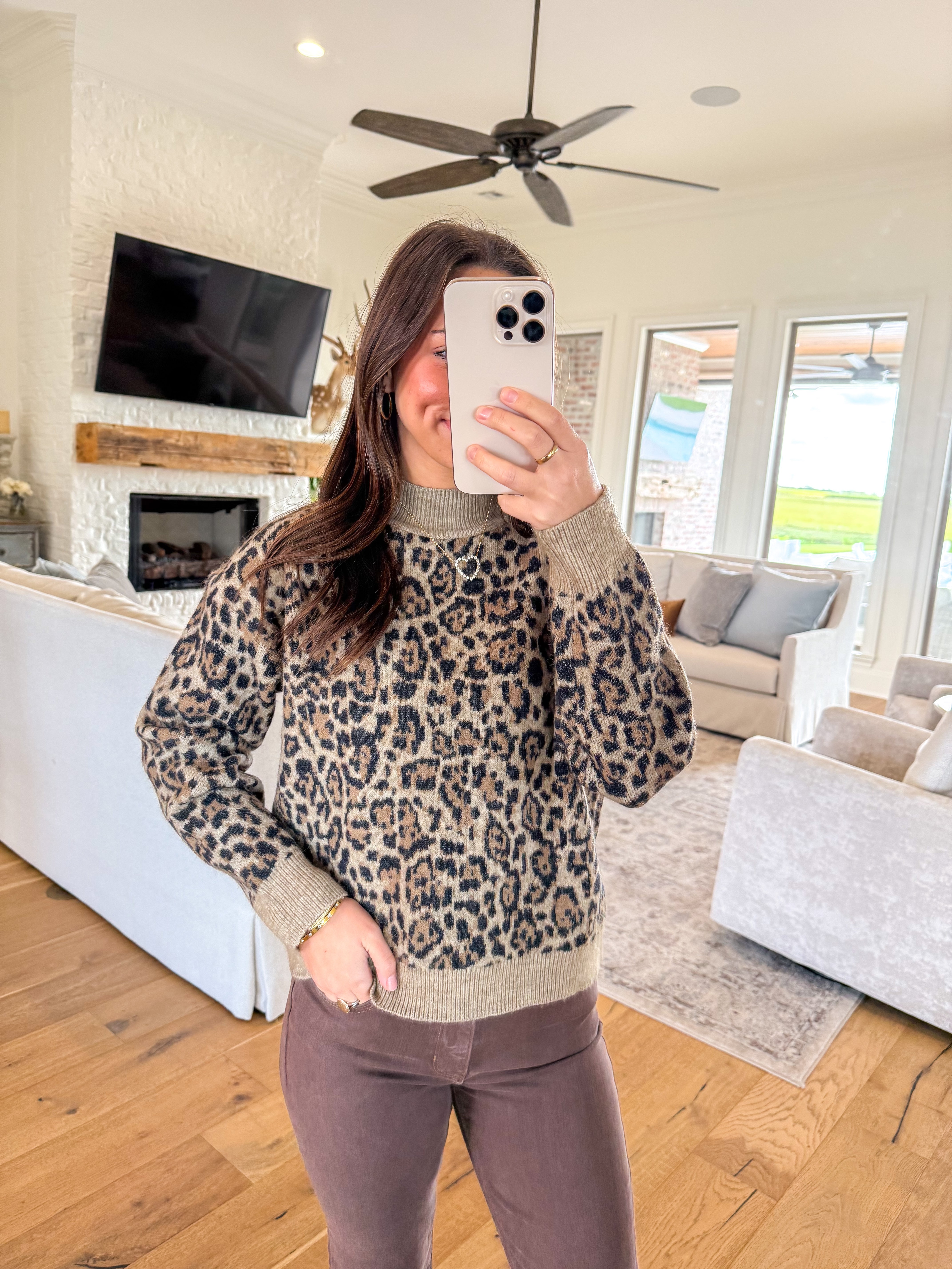 Lizzy Leopard Sweater
