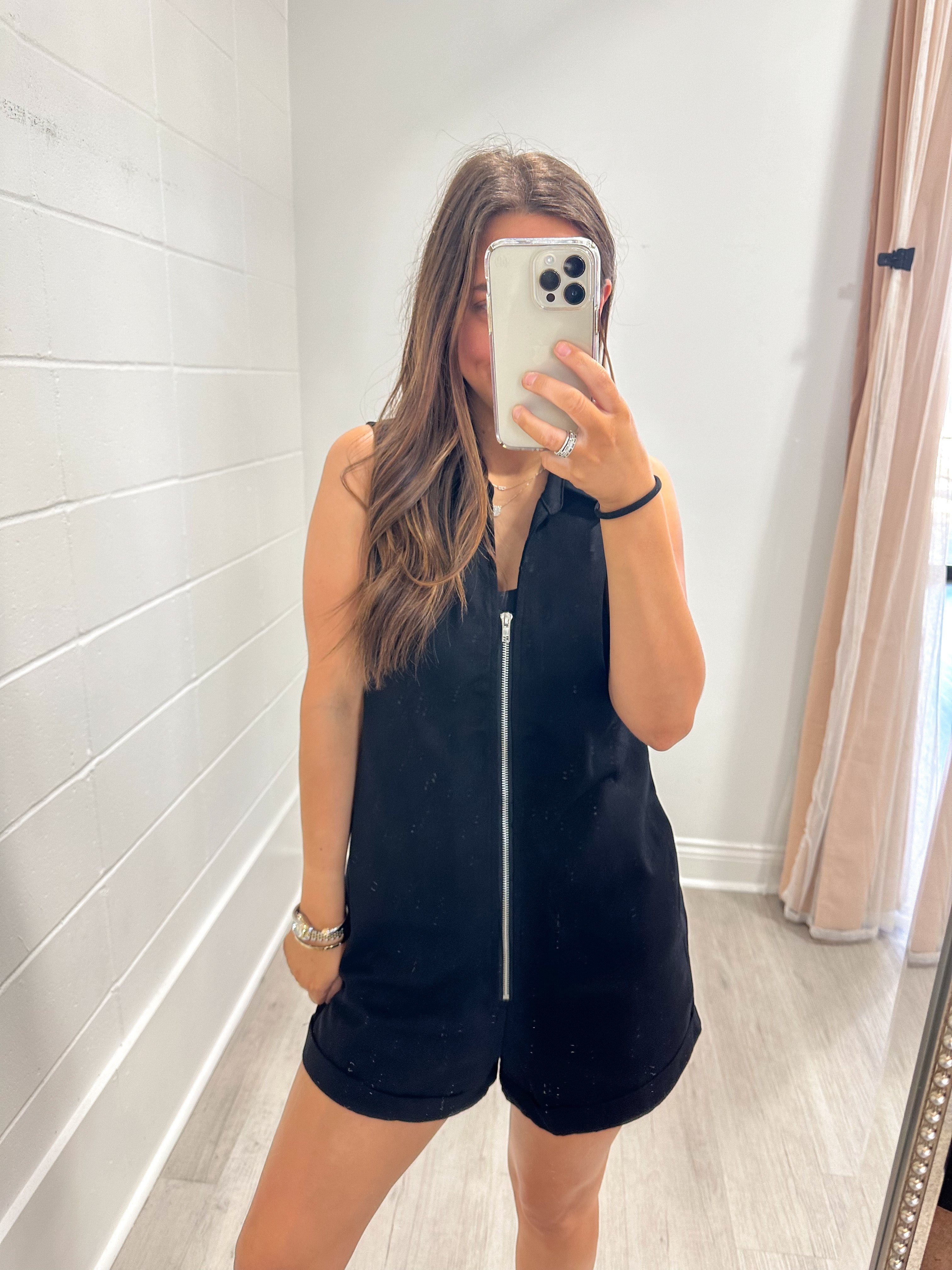 Becoming Me Romper Black