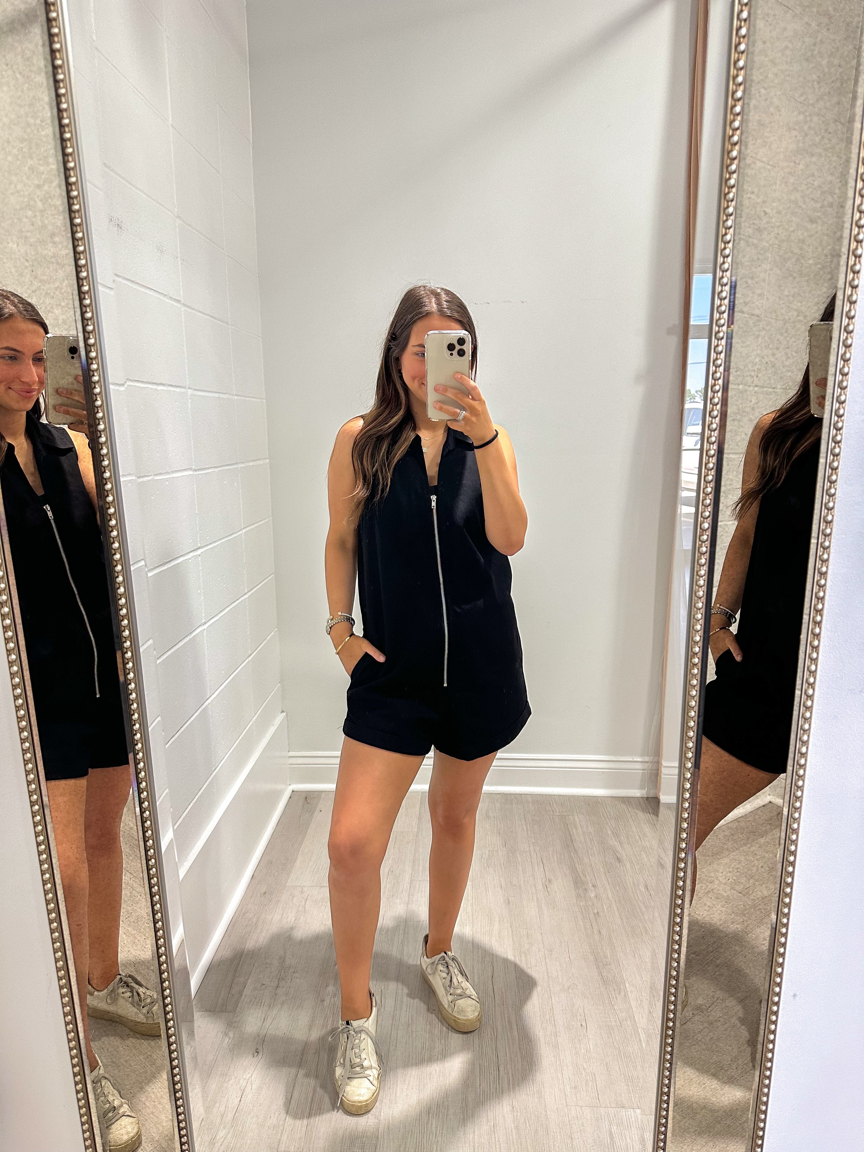 Becoming Me Romper Black