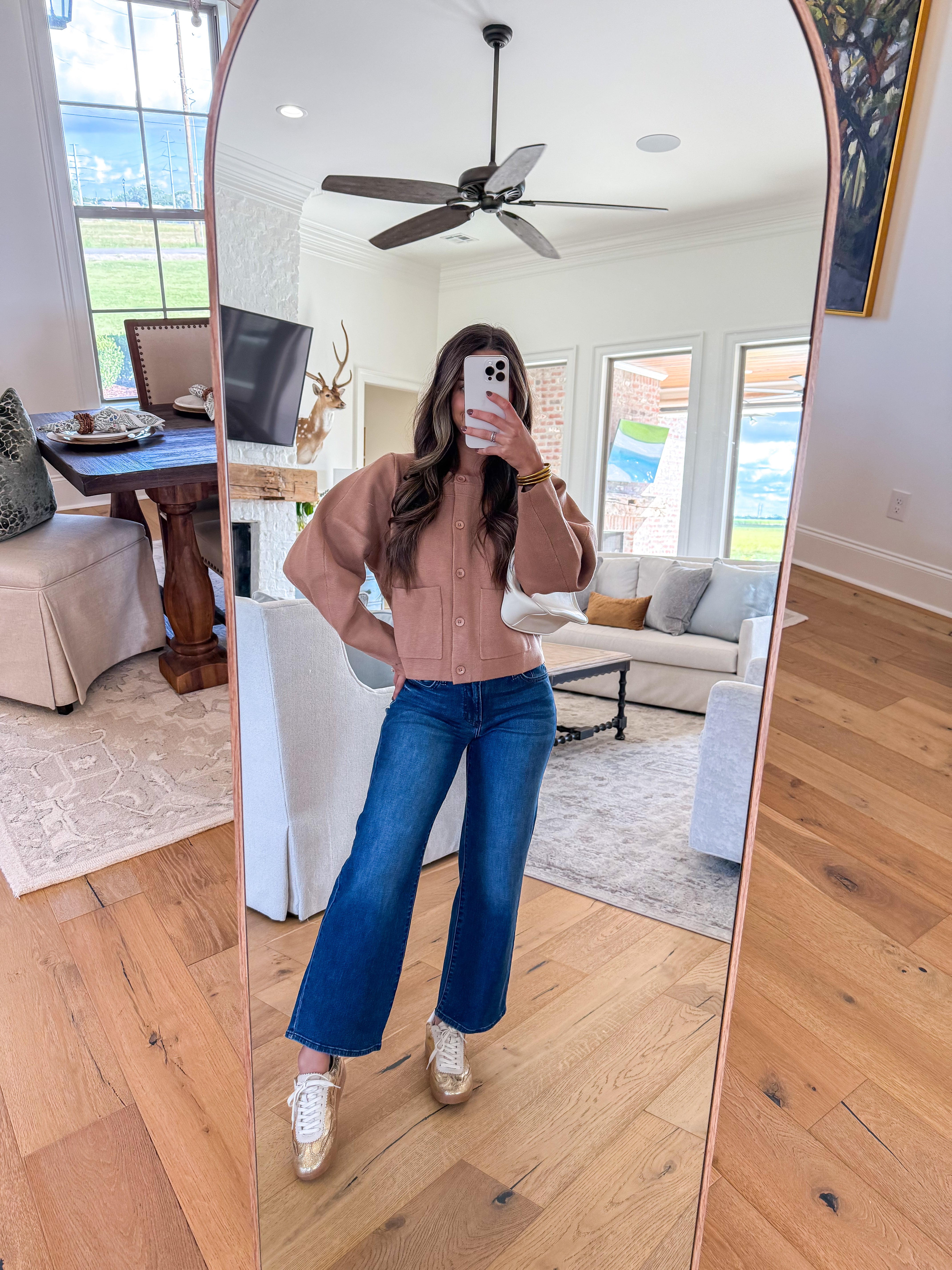 Ashby Beige Cardigan