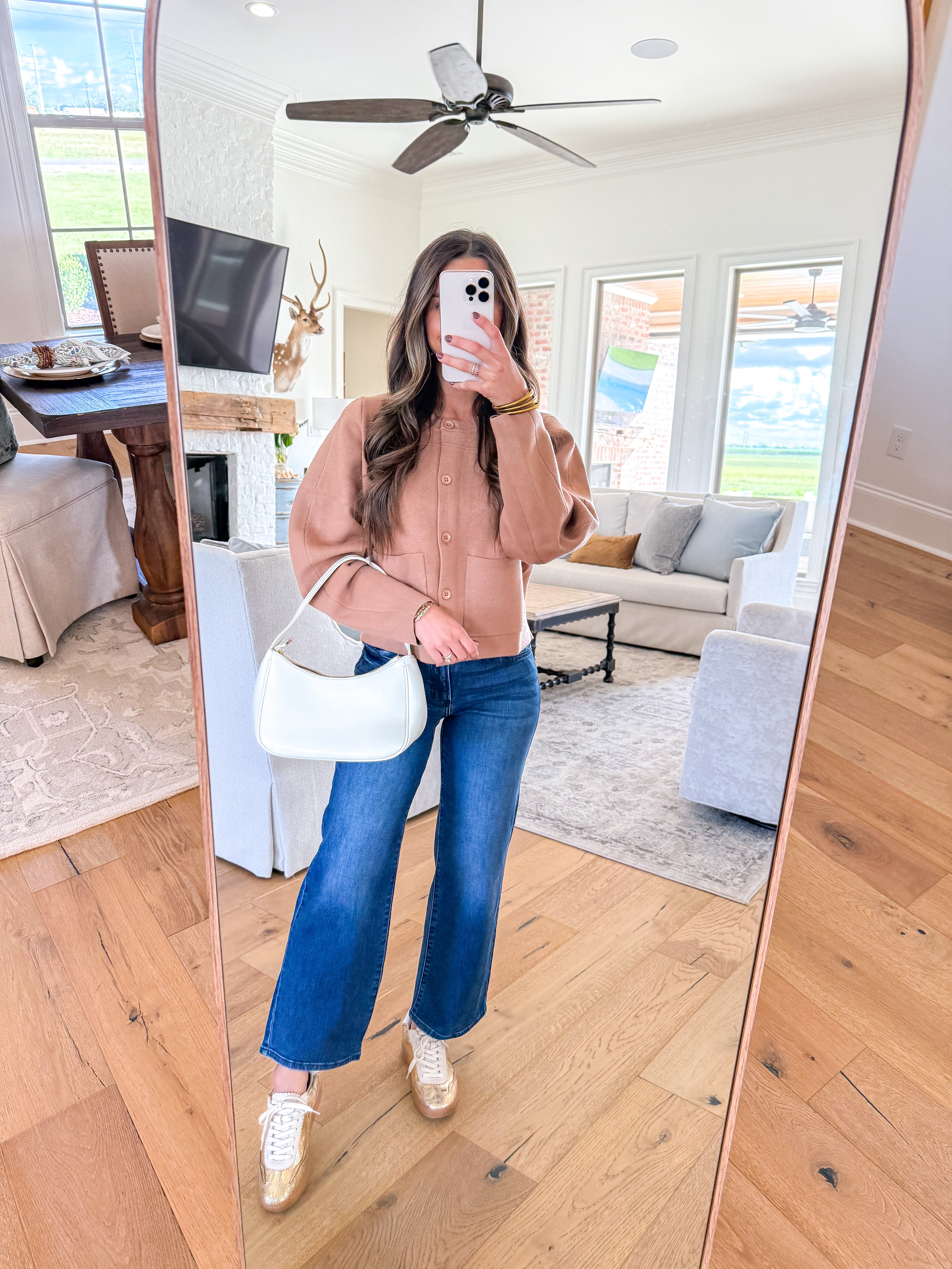 Ashby Beige Cardigan