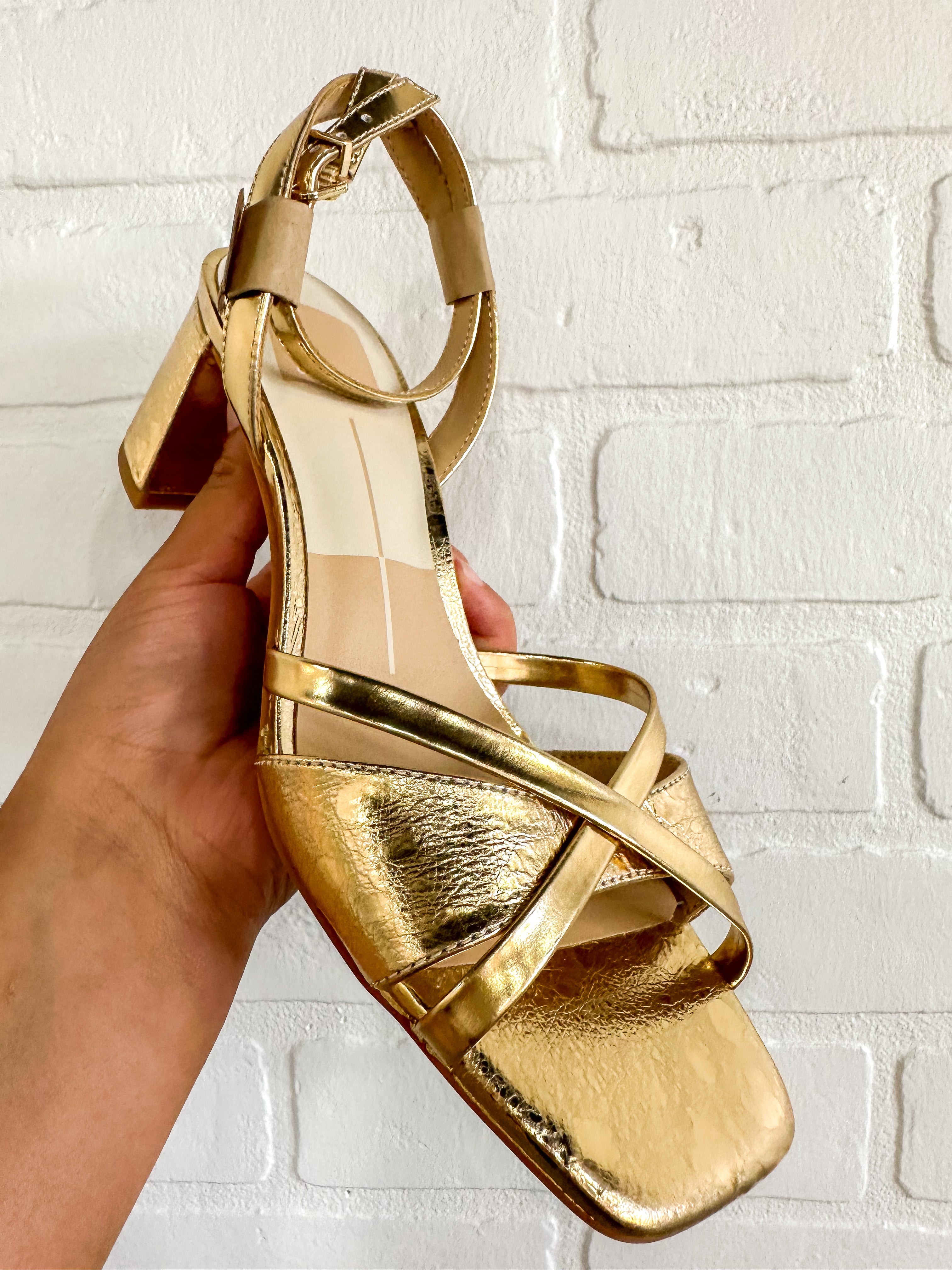 Blakly Gold Heels