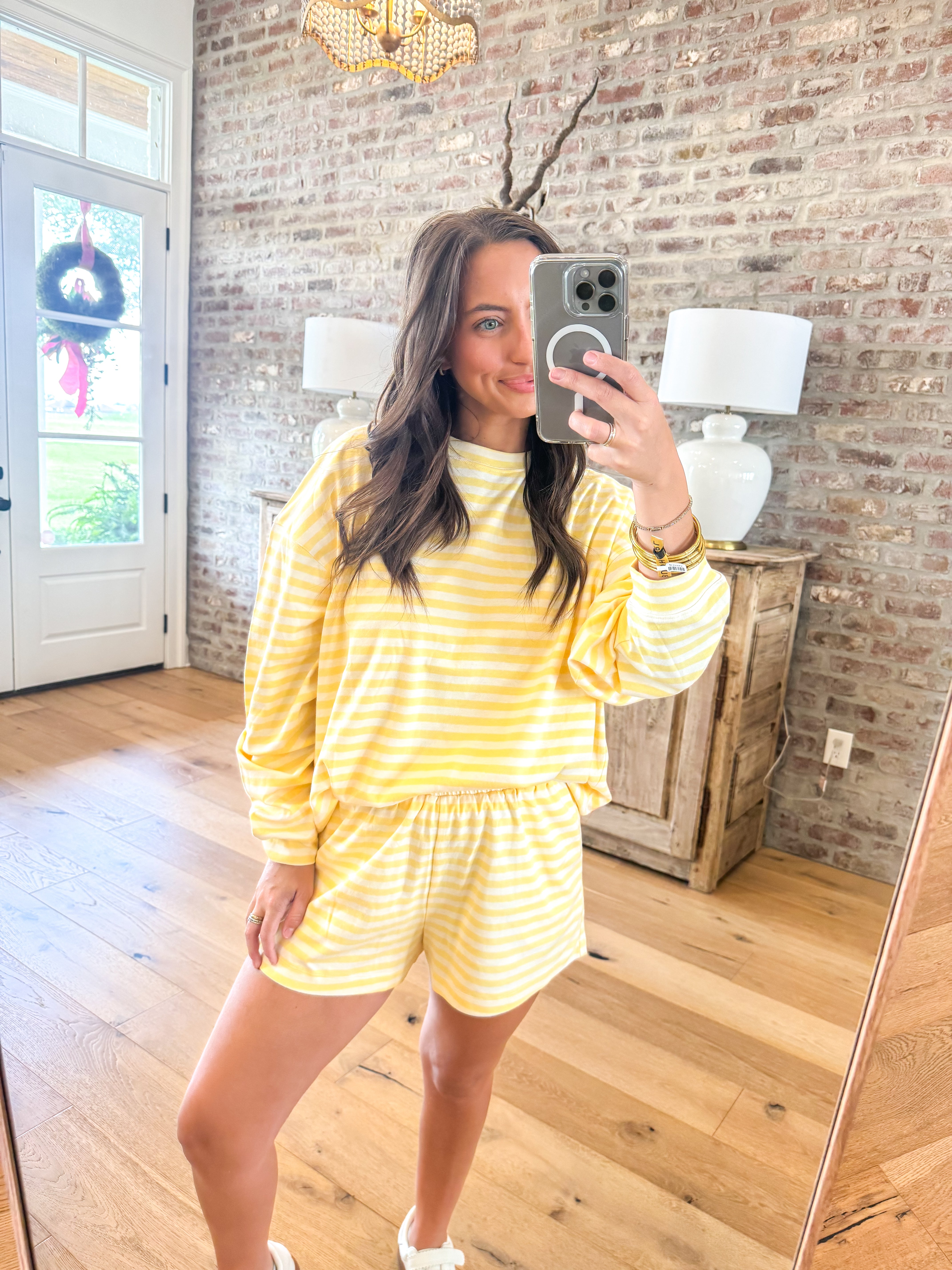 Sunny Days Striped Lounge Set