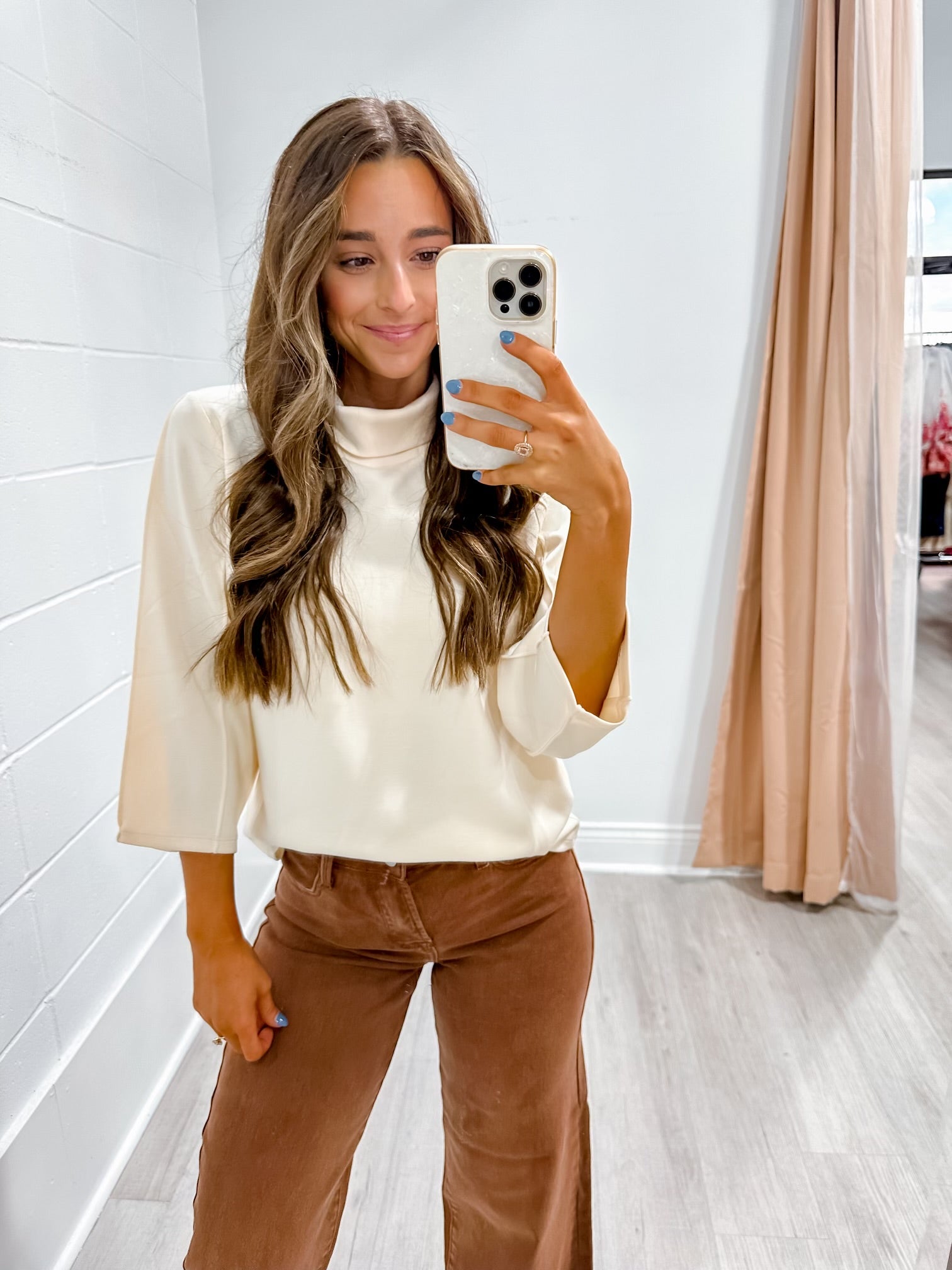 Better Together Funnel Neck Sweater Cream