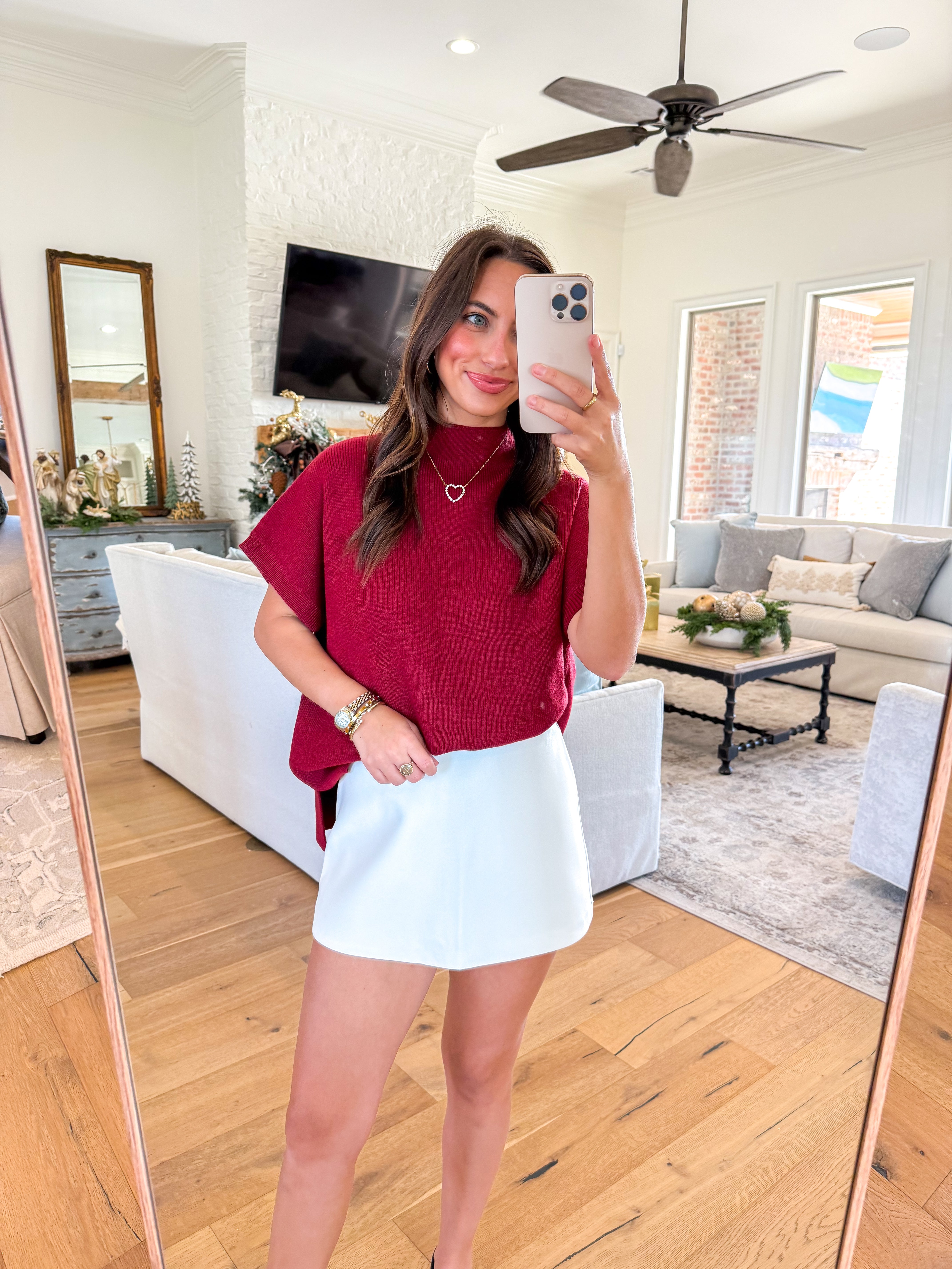 Harper Burgundy Sweater Vest