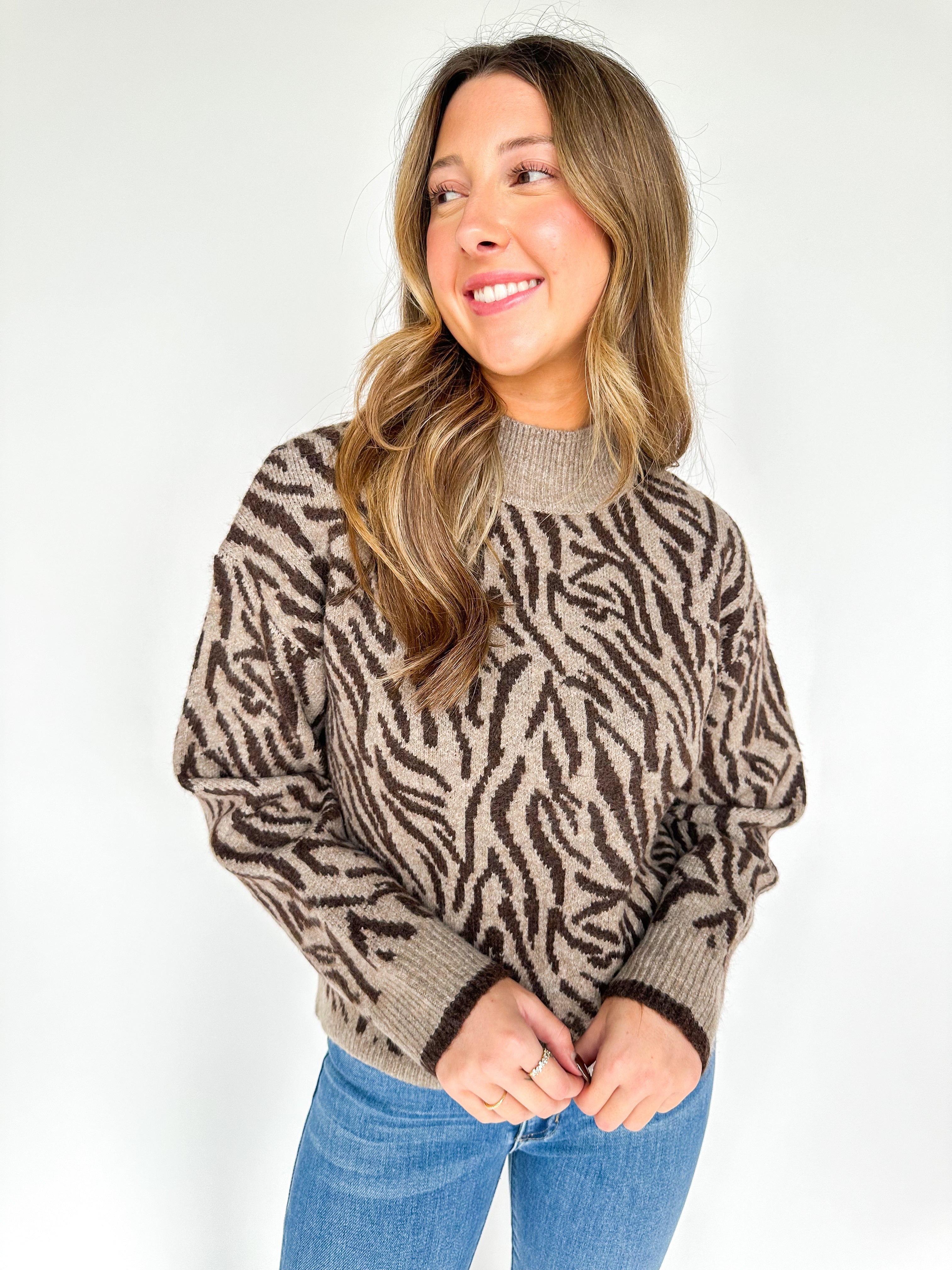 She's Back Tiger Sweater