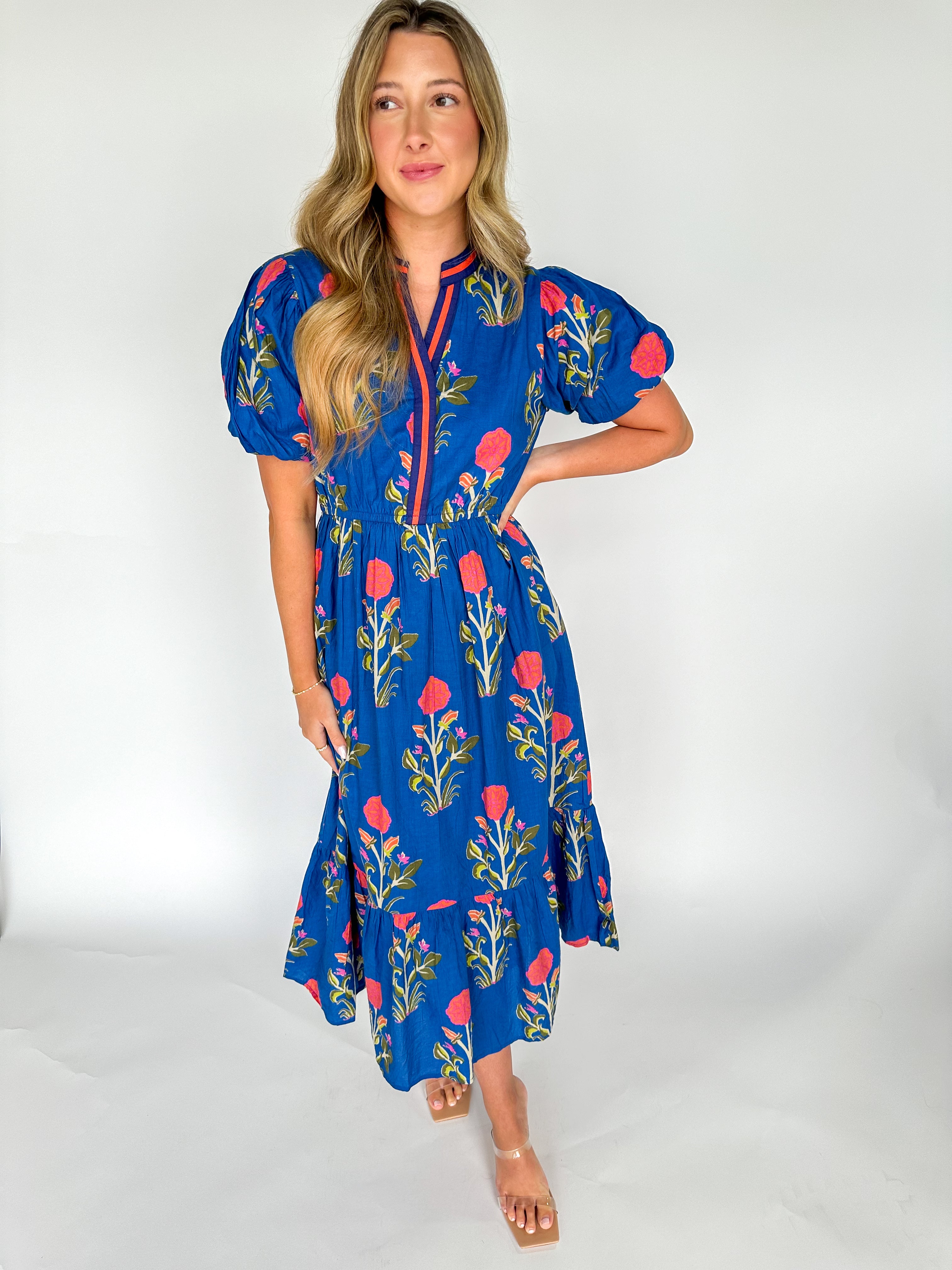 Calm Evening Floral Dress