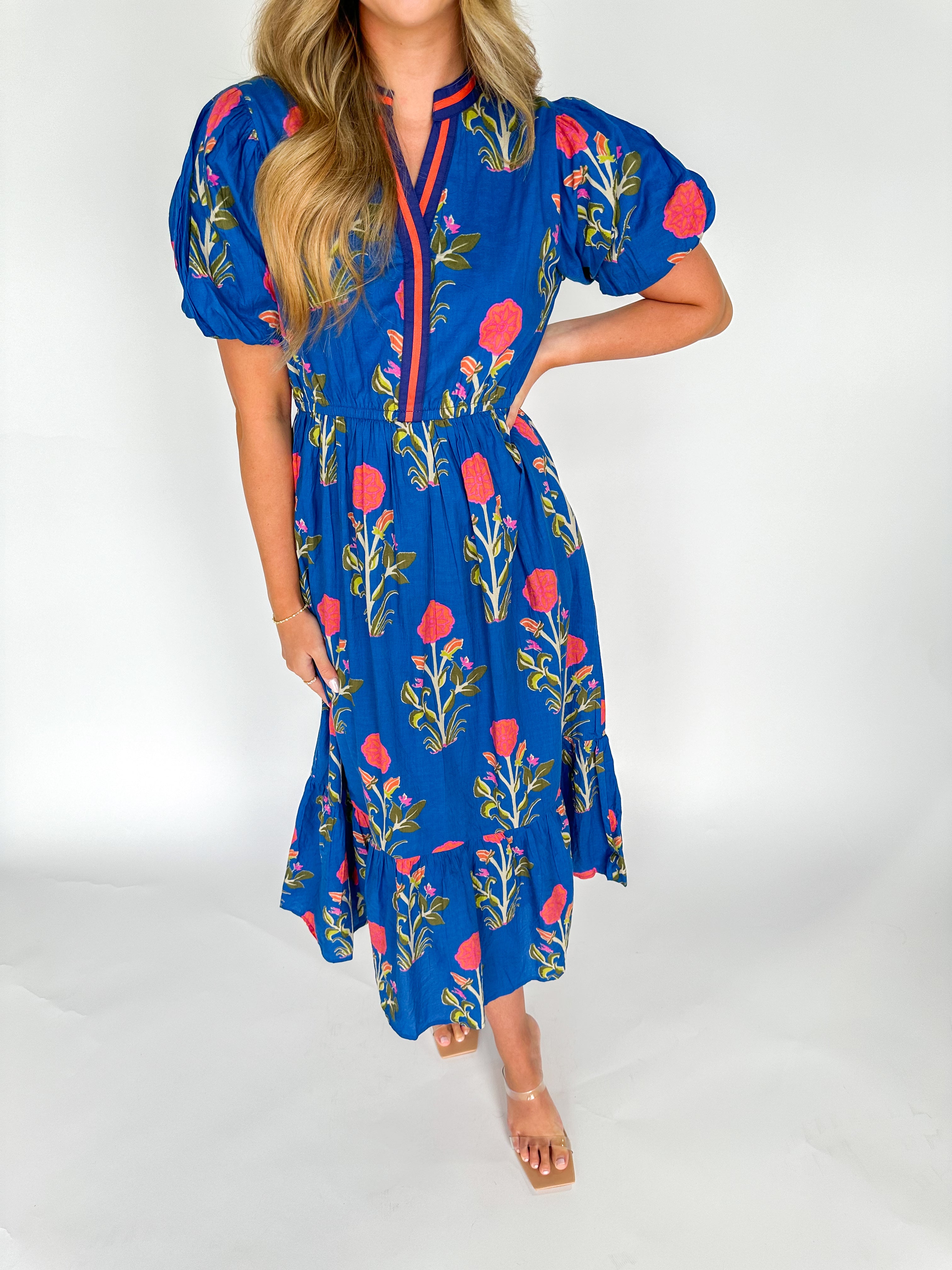 Calm Evening Floral Dress