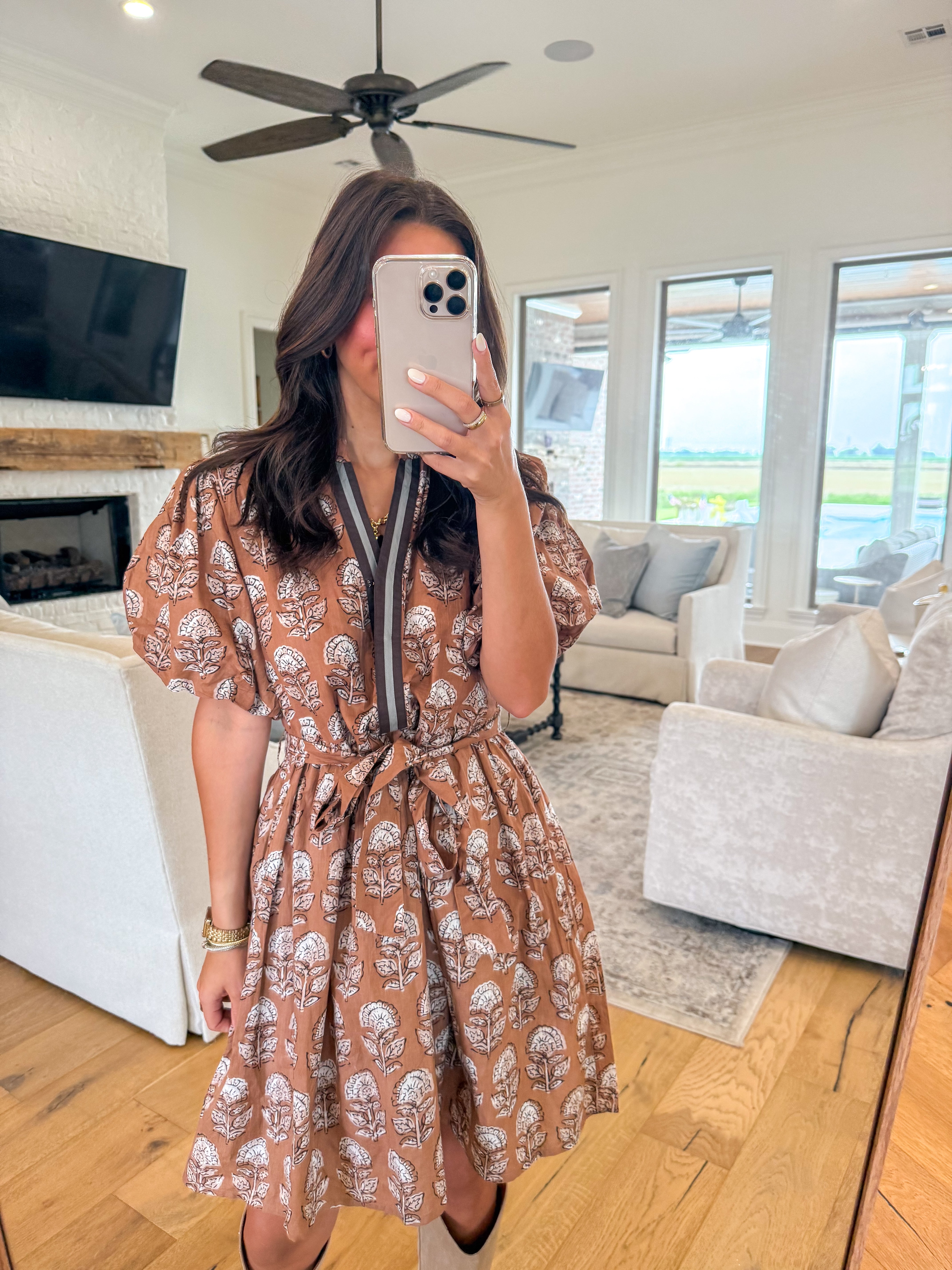 Whispering Petal Mini Dress