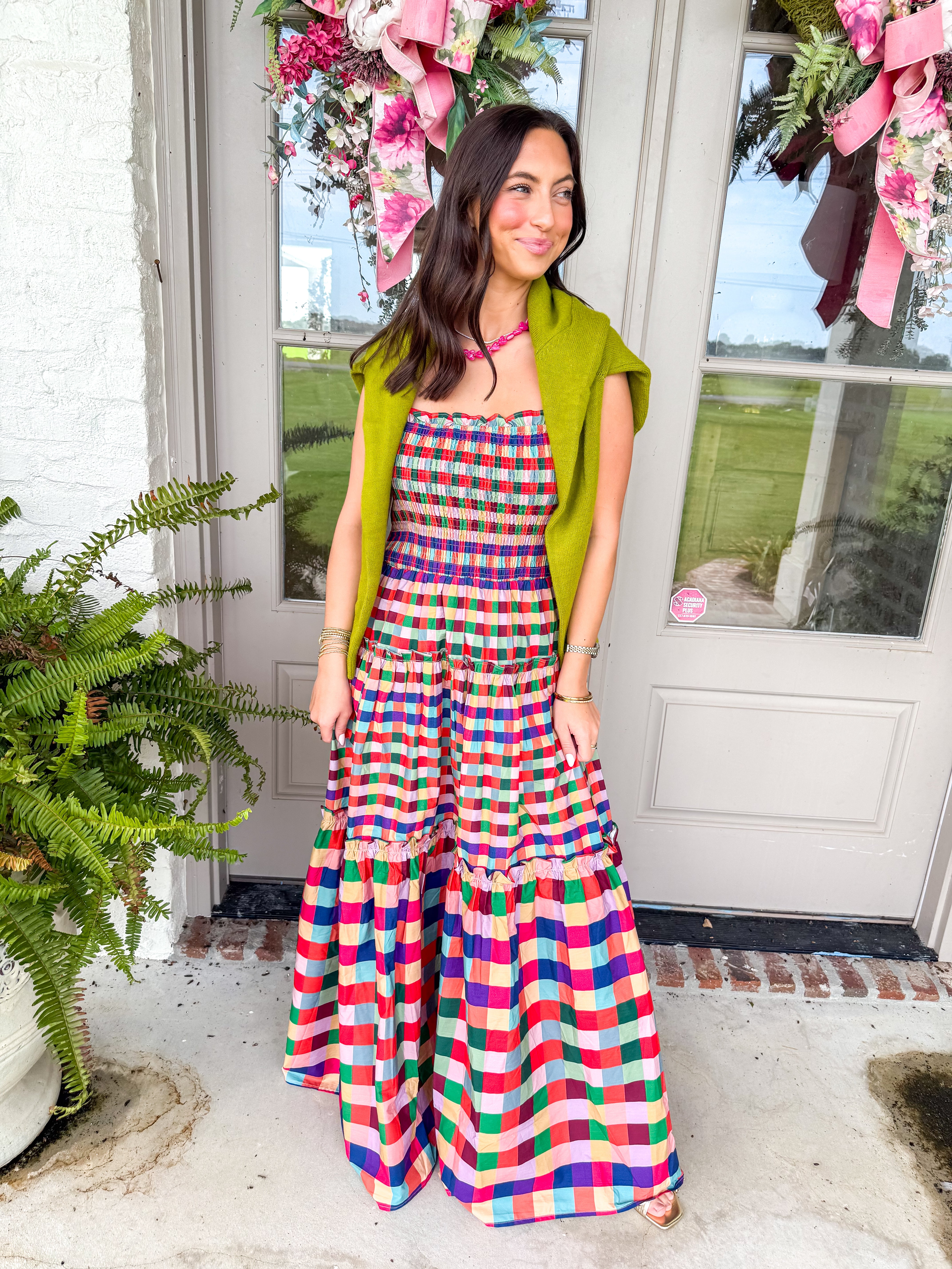 Sunlit Colorblock Maxi Dress