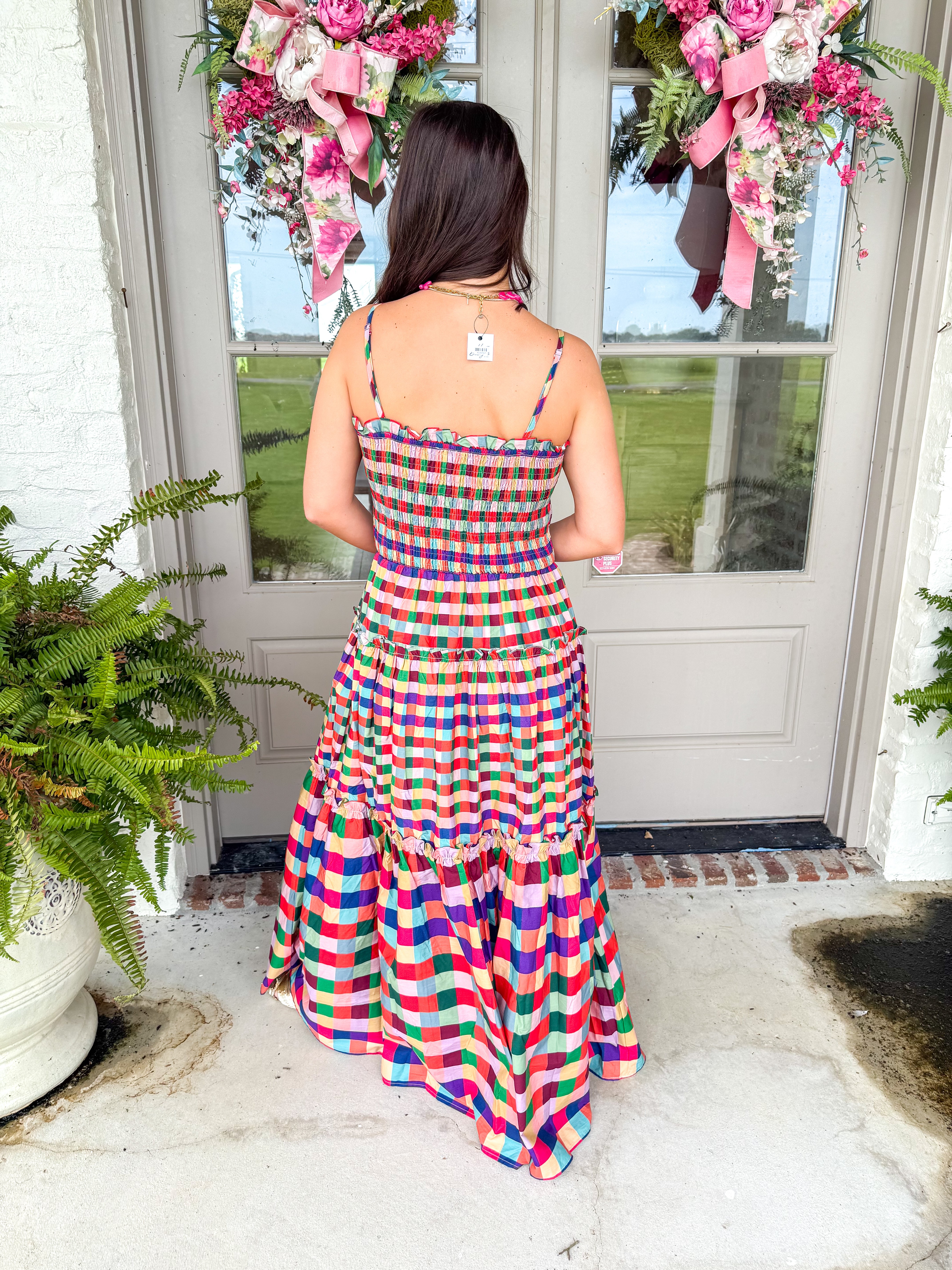 Sunlit Colorblock Maxi Dress