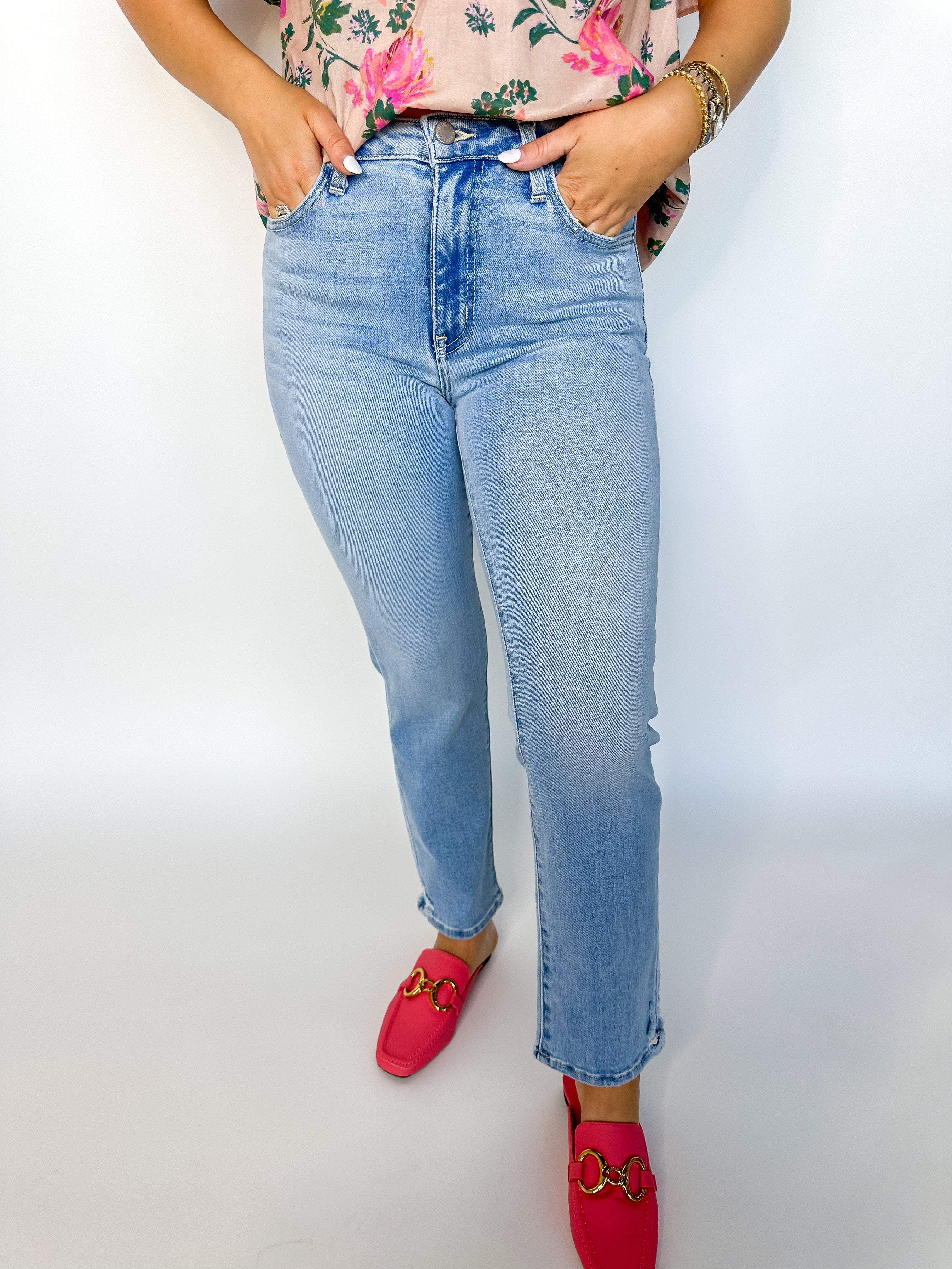 Georgia Slim Straight Denim