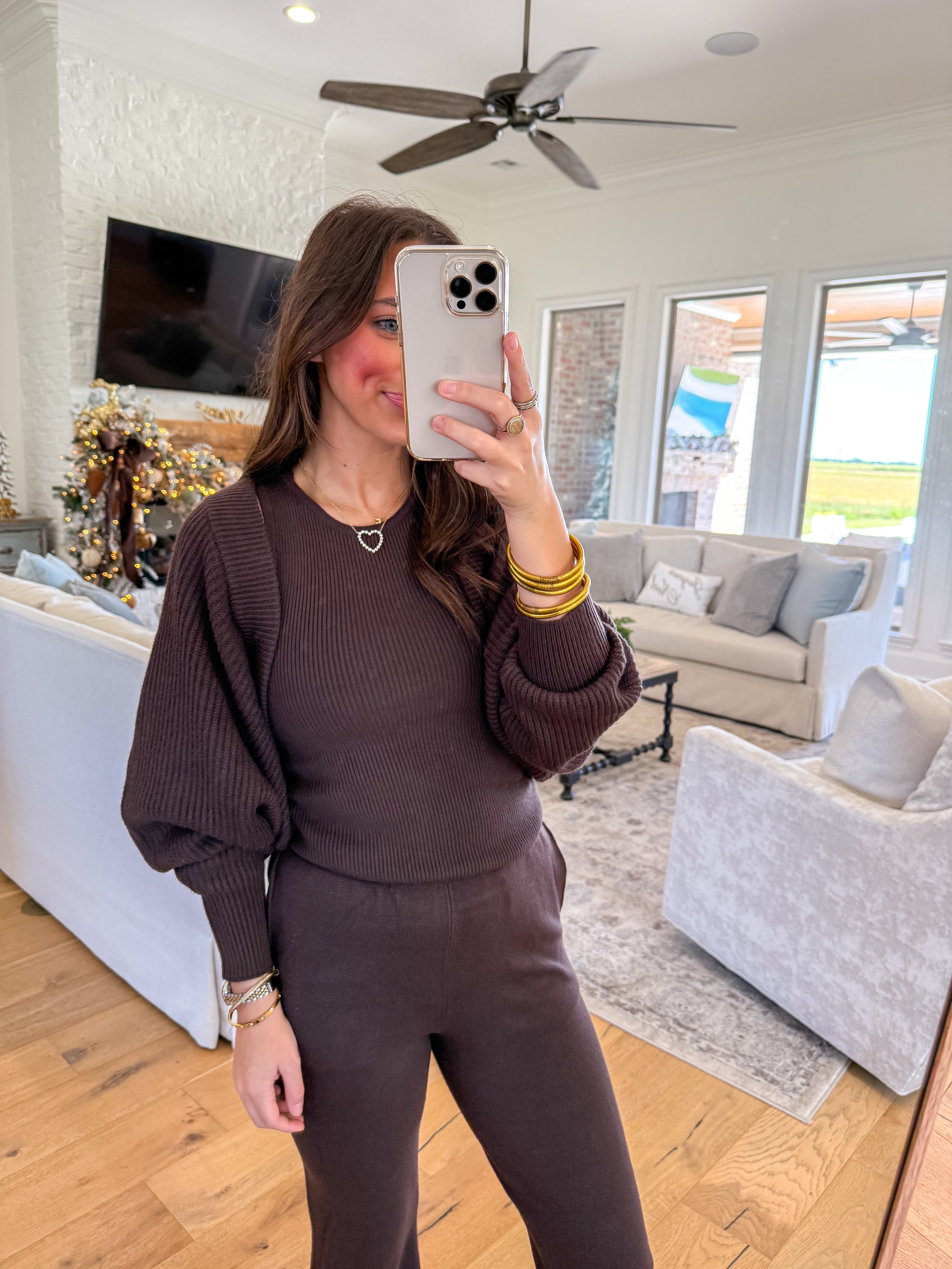 Trish Brown Bolero 3 Piece Lounge Set