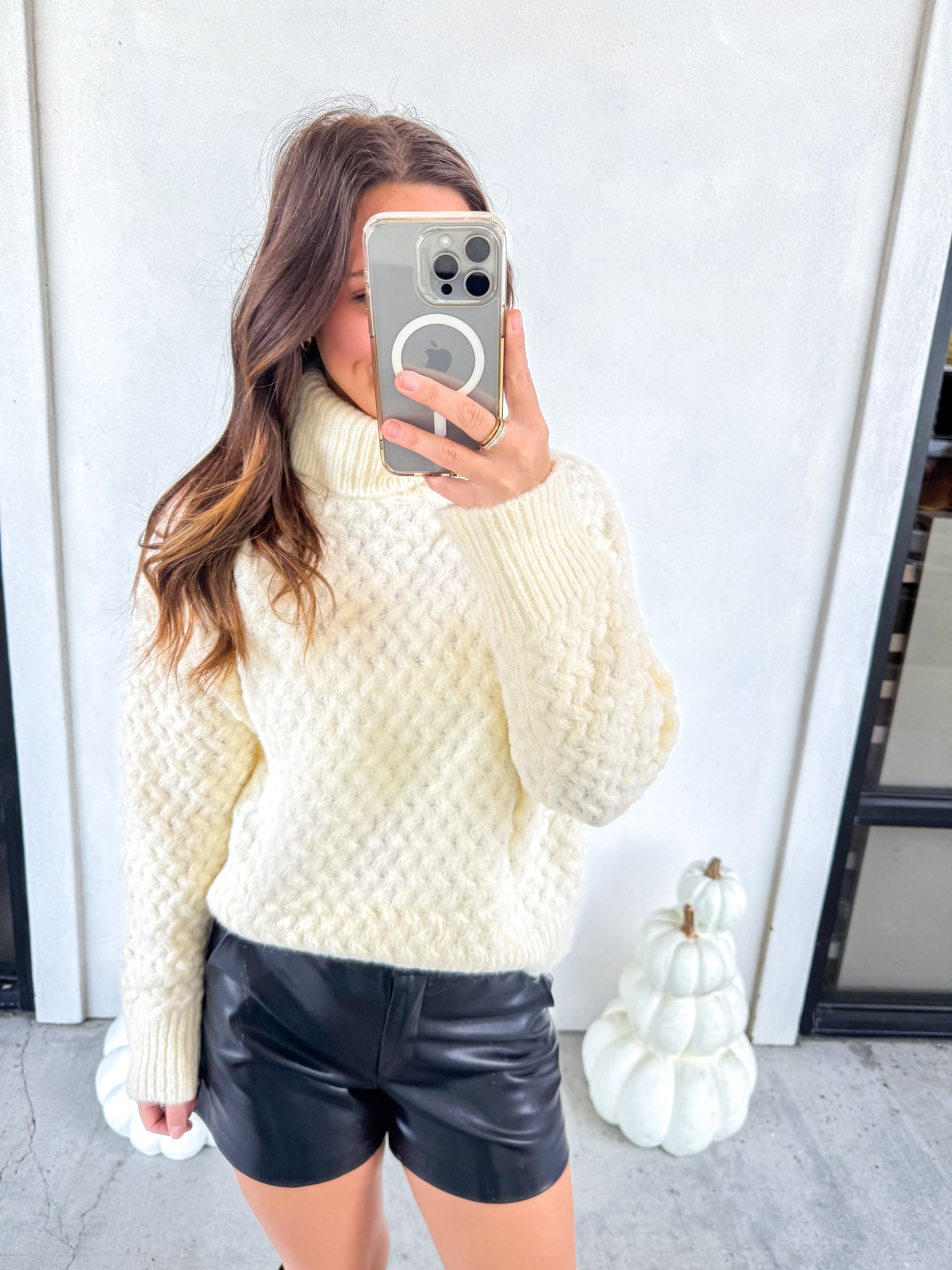 Common Ground Turtleneck Cream