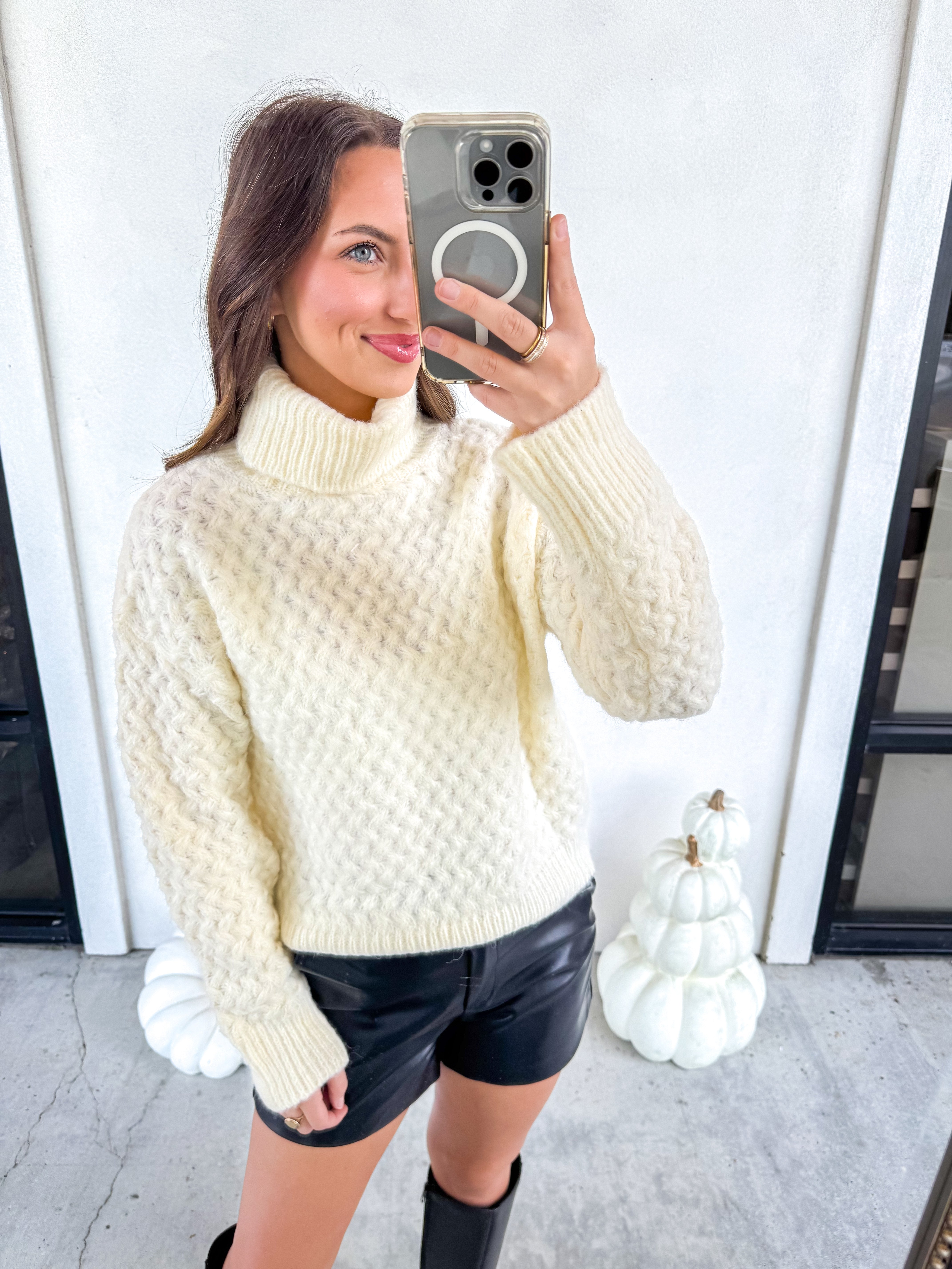 Common Ground Turtleneck Cream