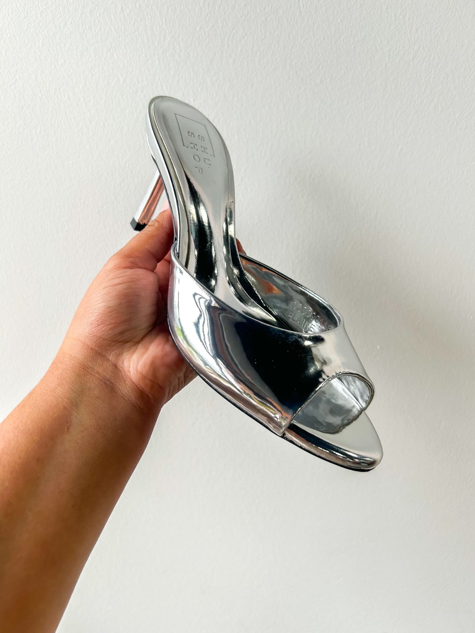 Elaine Silver Heel