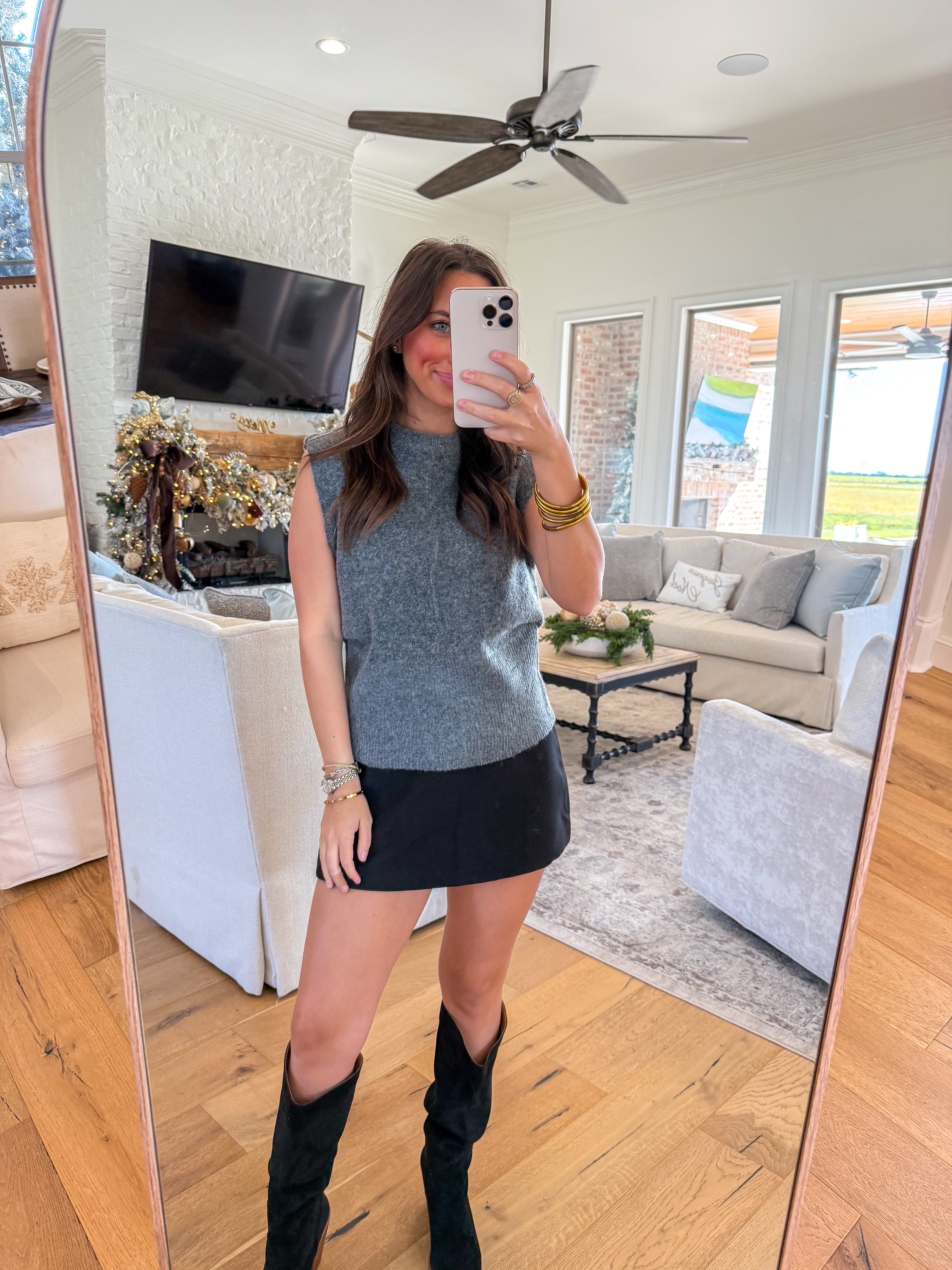 Avery Grey Crewneck Sweater Vest