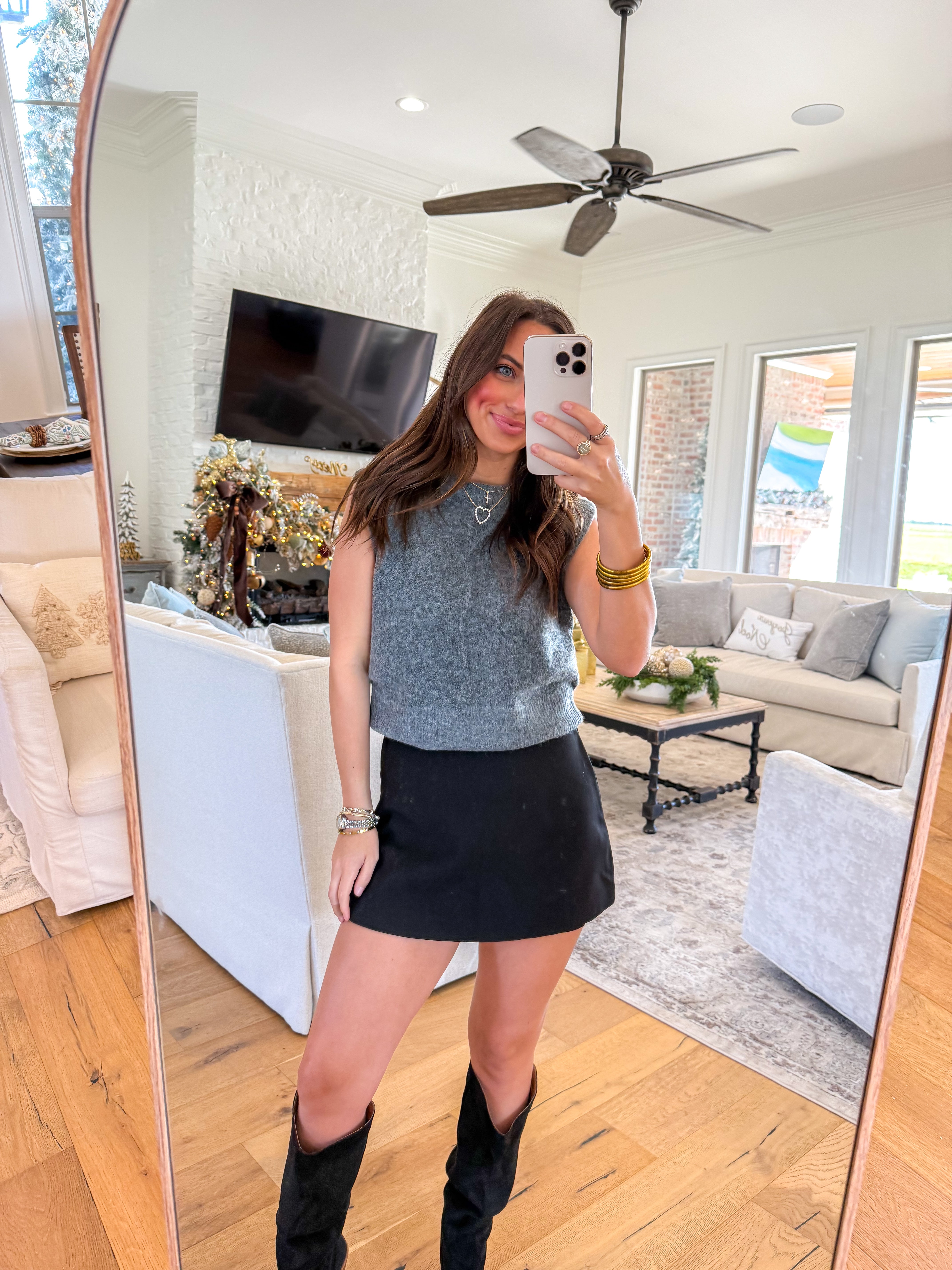 Avery Grey Crewneck Sweater Vest