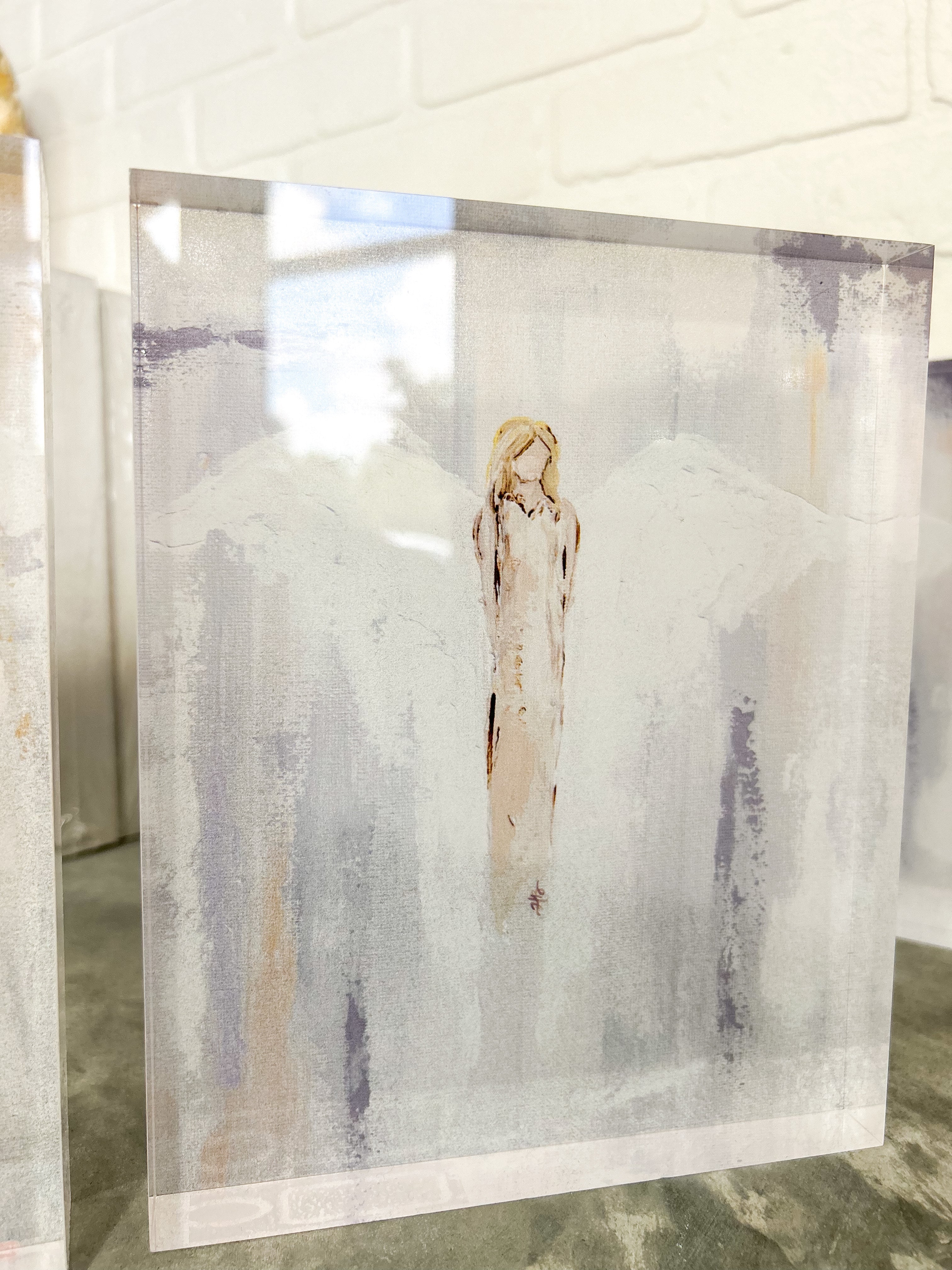 Acrylic Angel Block