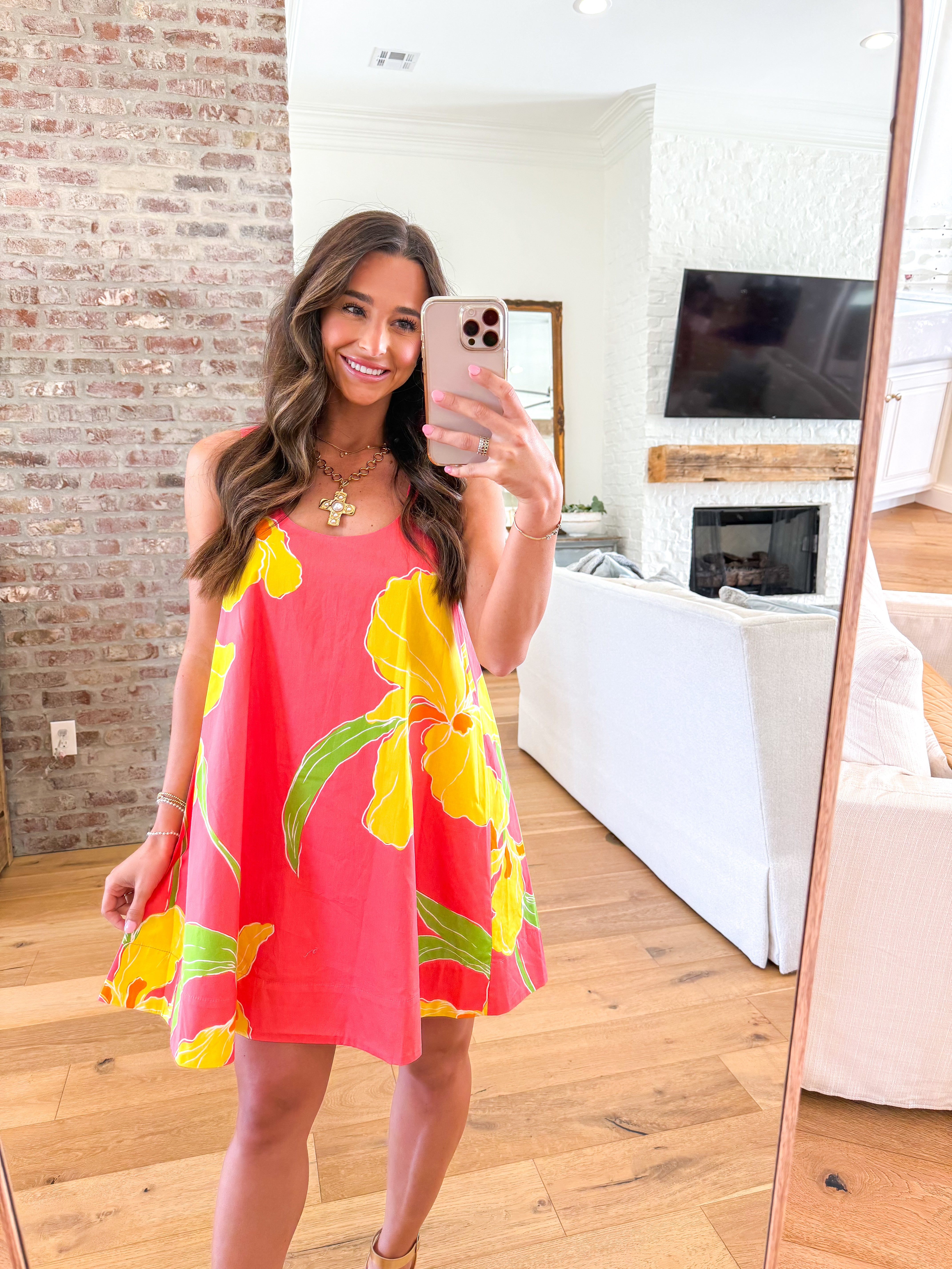 Sunny Days Floral Swing Dress