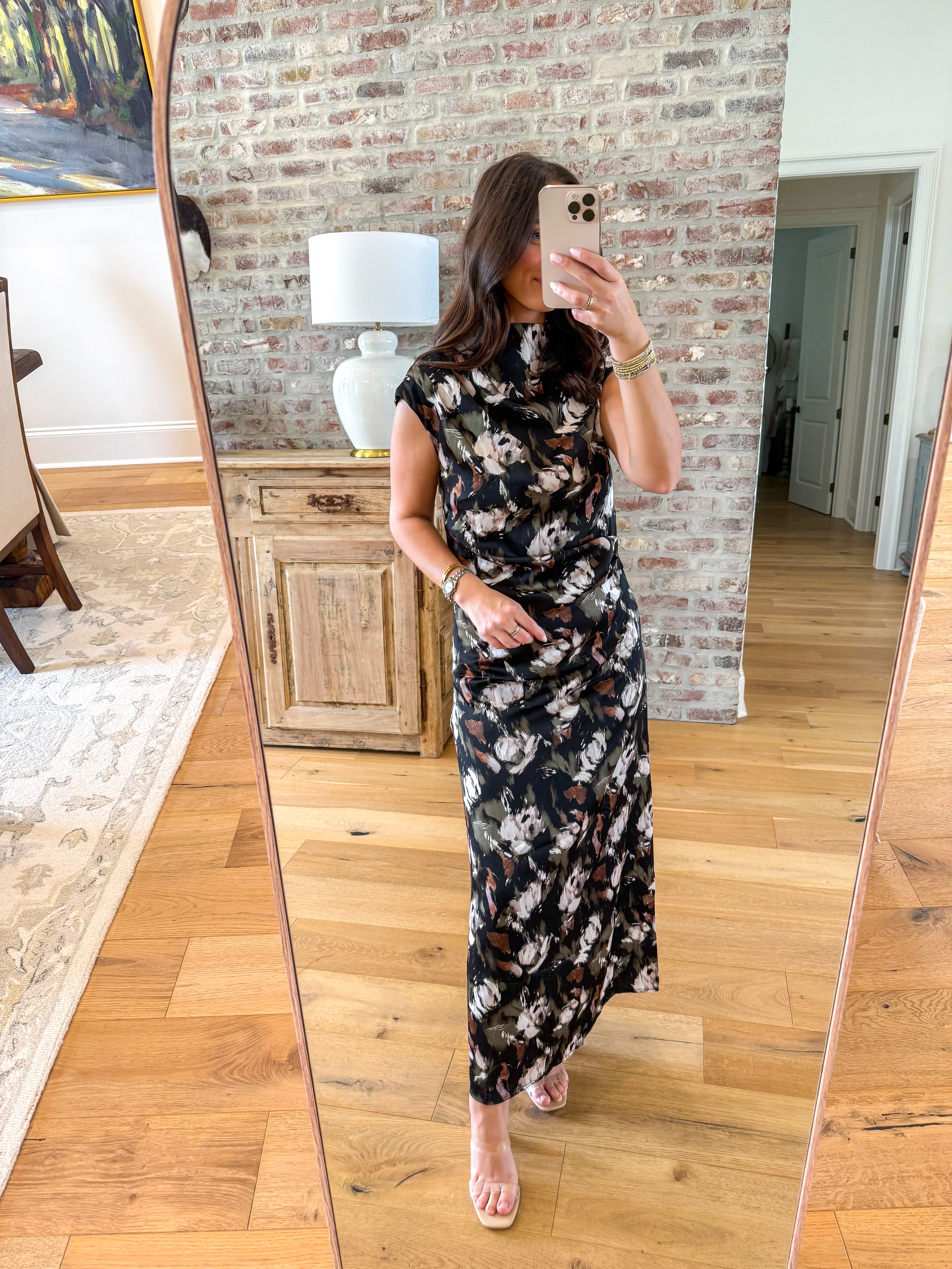 Midnight Garden Maxi Dress