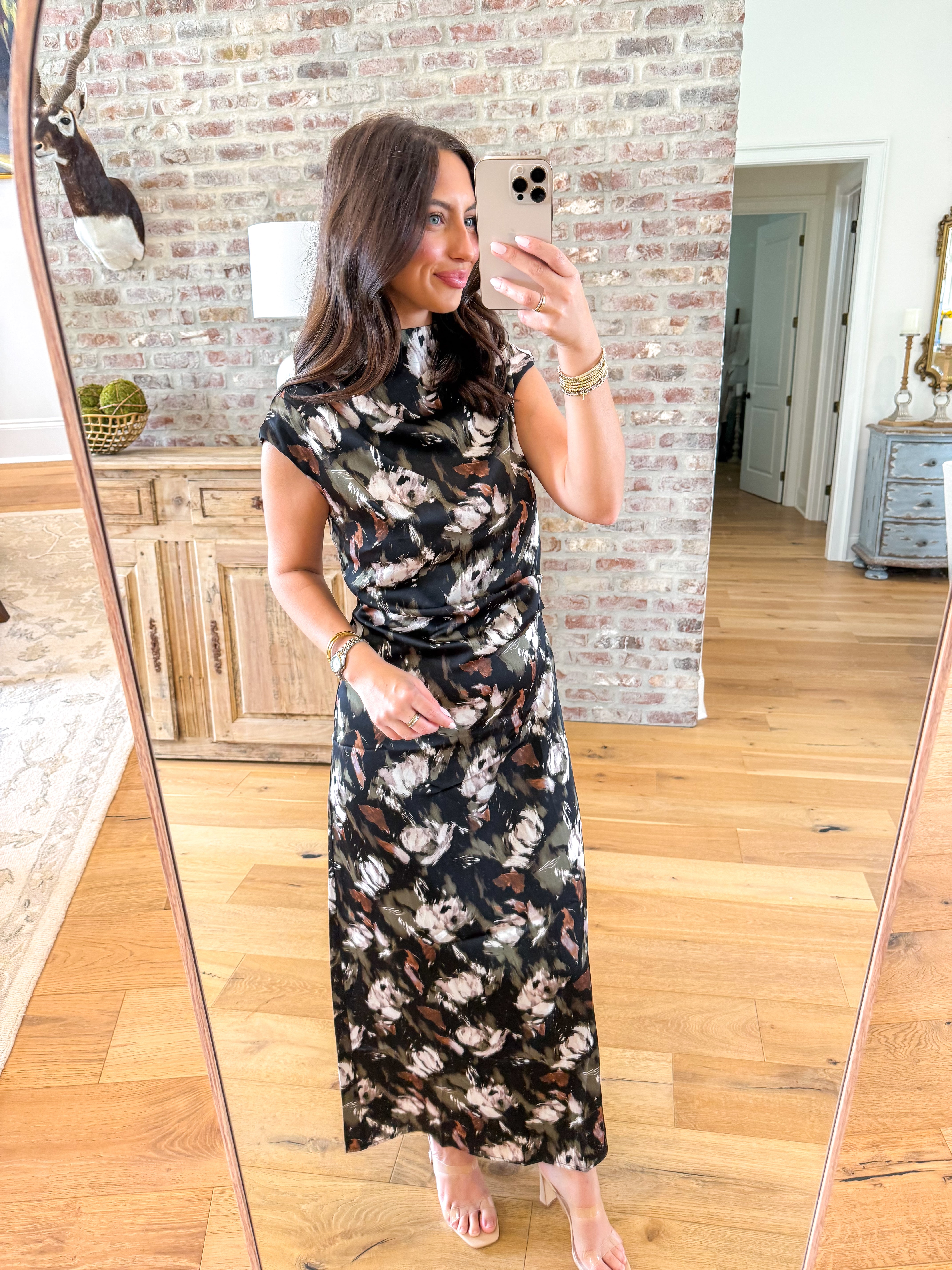 Midnight Garden Maxi Dress