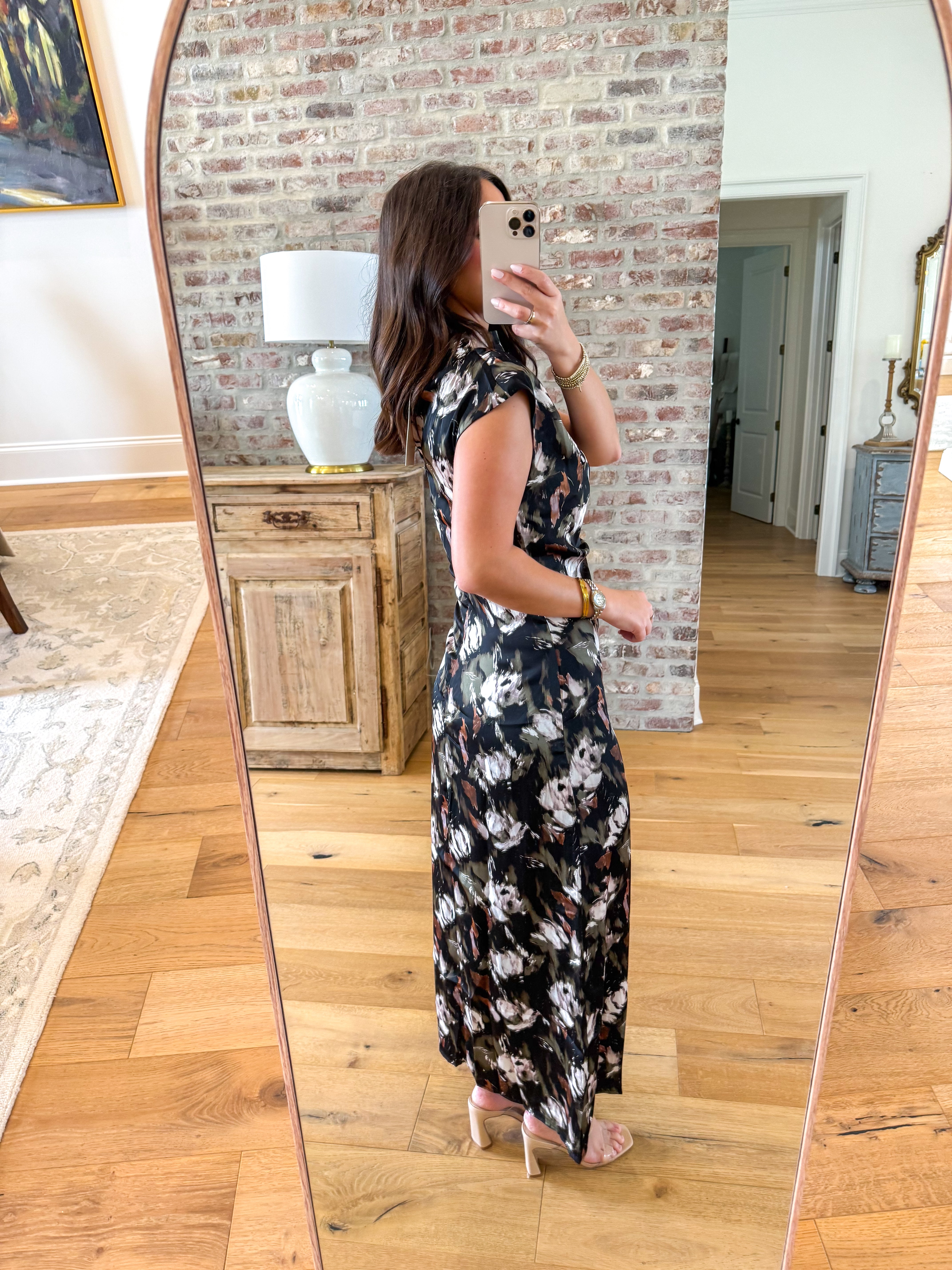 Midnight Garden Maxi Dress